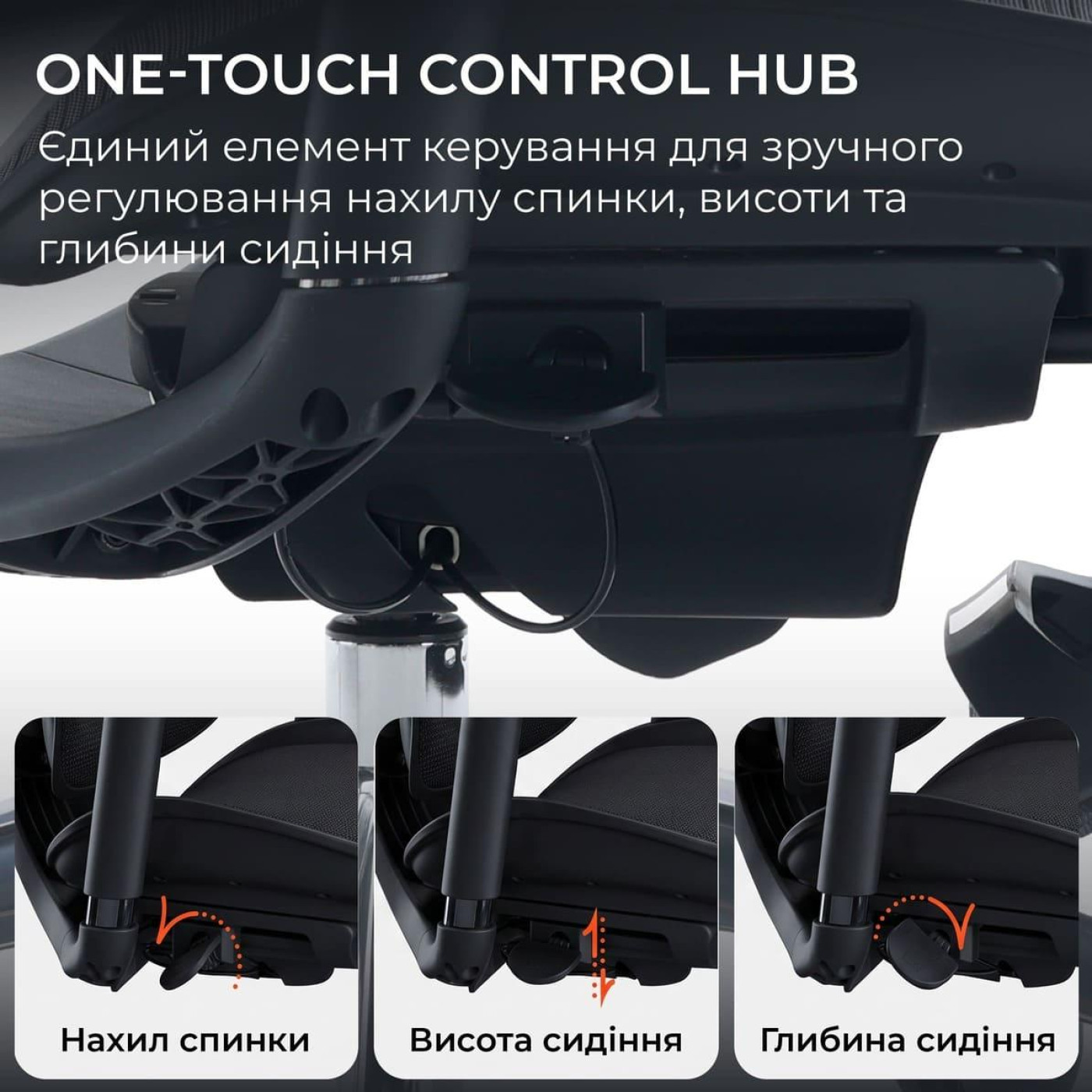 Офисное кресло Sihoo C300 PRO V2 White с подставкой для ног (C300-PRO-V2-B102-JT)