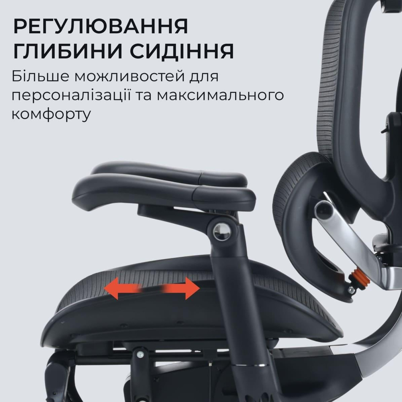Офісне крісло Sihoo C500 V2 Black з підставкою для ніг (C500-V2-B101-JT)