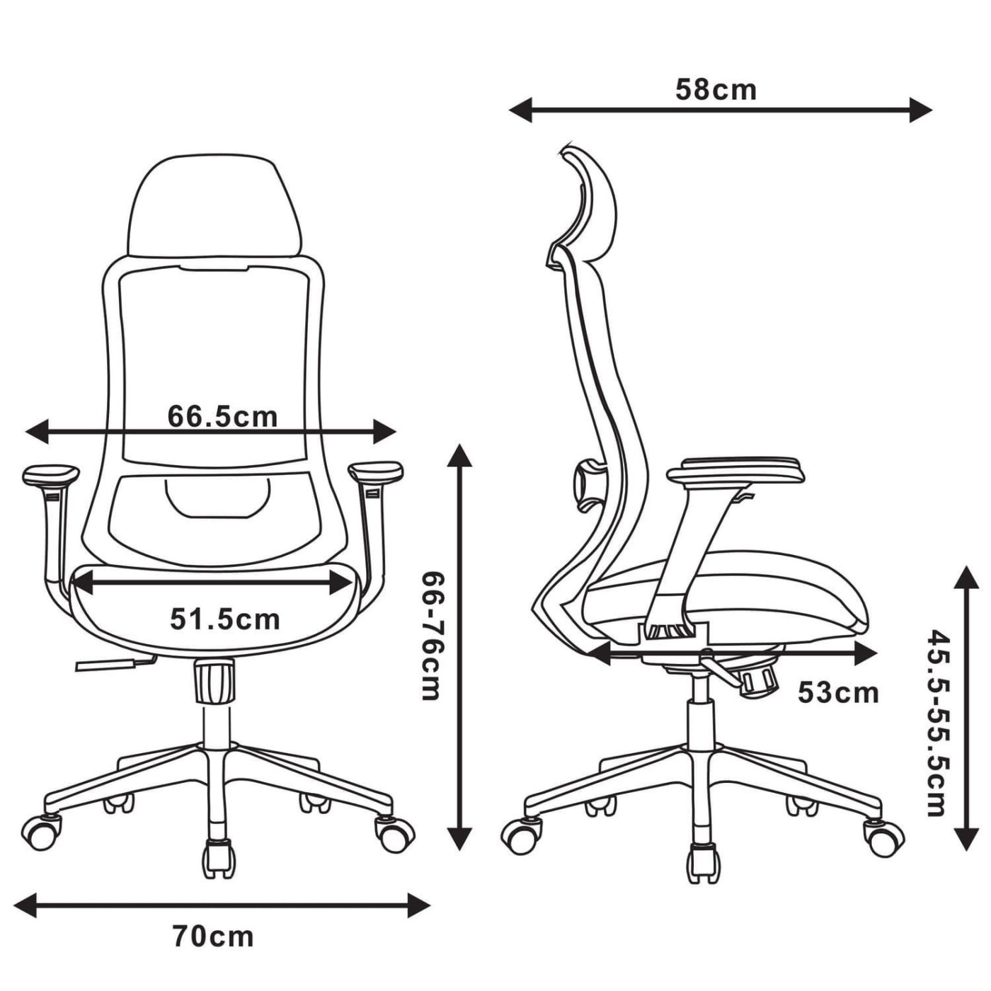 Офісне крісло 2E OC150 Grey (2E-OC150-GREY)