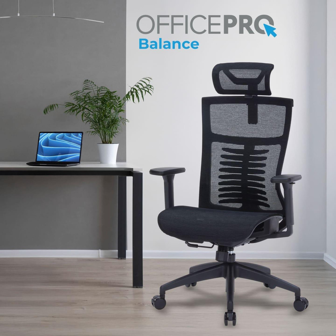 Офисное кресло OfficePro Balance OC620-B-B-B (OC620-B-B-B)