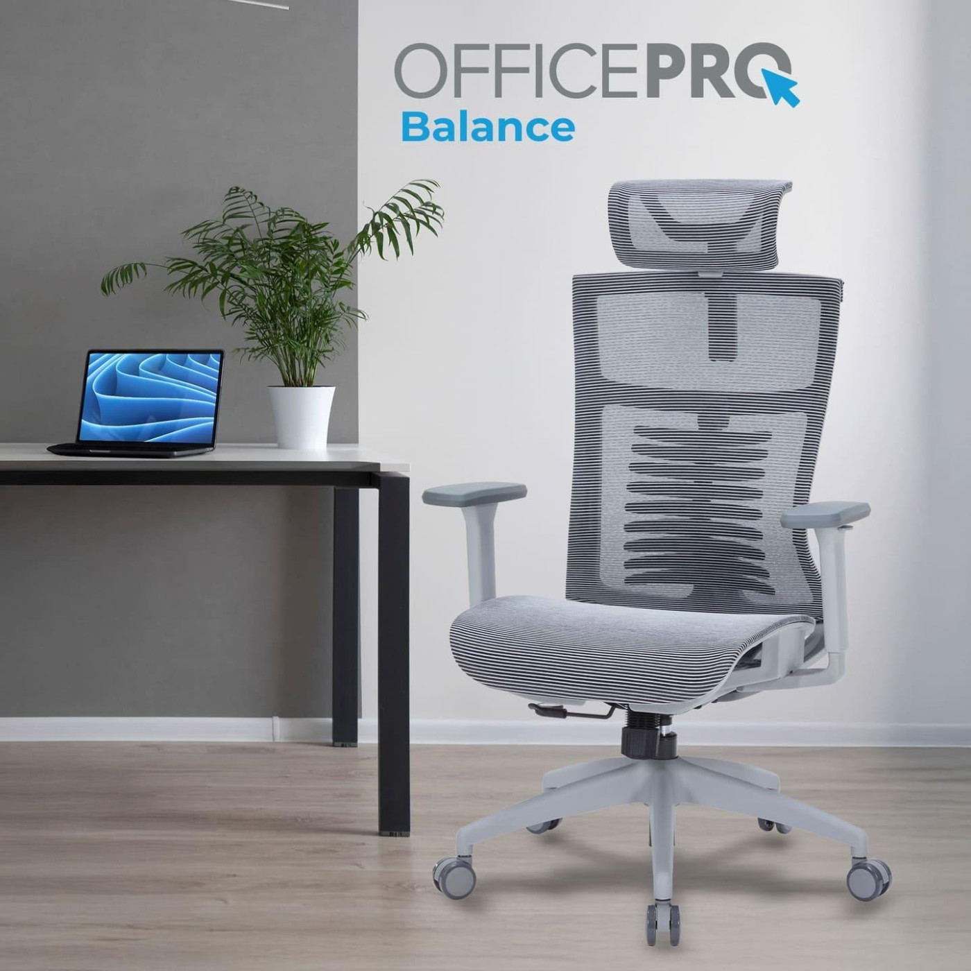 Офисное кресло OfficePro Balance OC620-G-DG-DG (OC620-G-DG-DG)