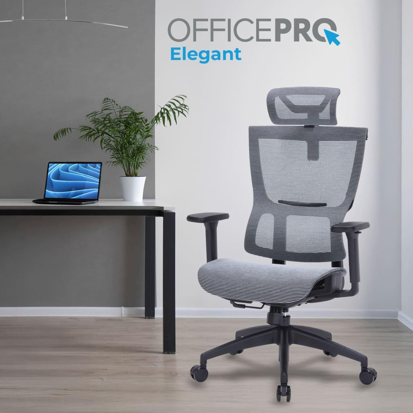 Офисное кресло OfficePro Elegant OC660-B-DG-DG (OC660-B-DG-DG)