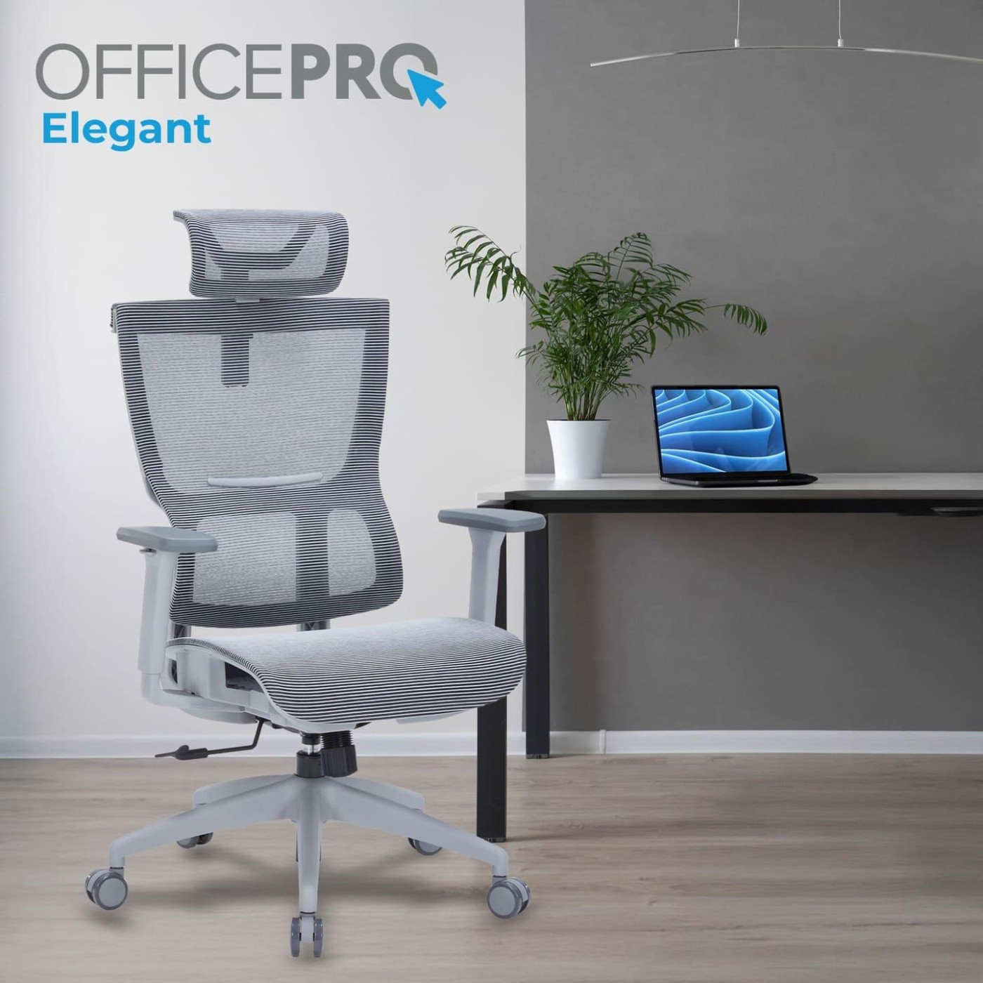 Офисное кресло OfficePro Elegant OC660-G-DG-DG (OC660-G-DG-DG)