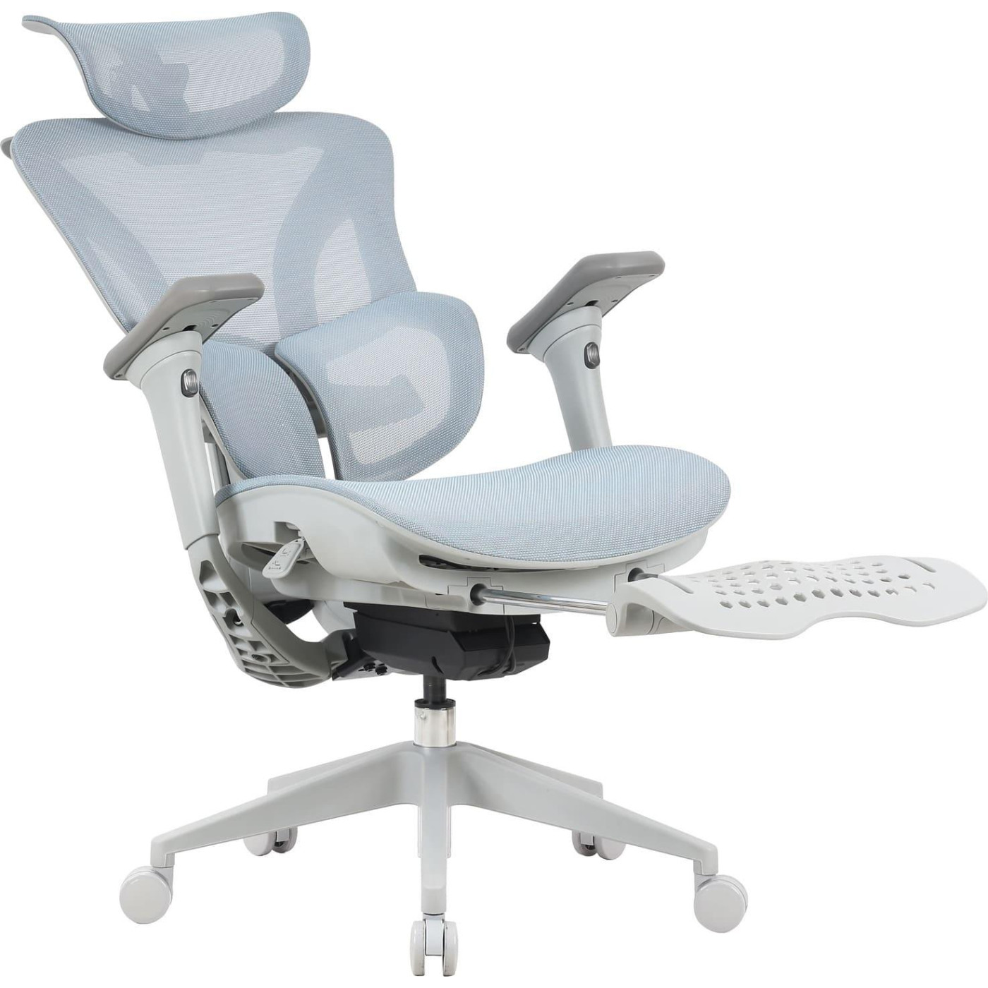 Офисное кресло OfficePro Elite OC950GLB Gray/Light Blue (OC950GLB)