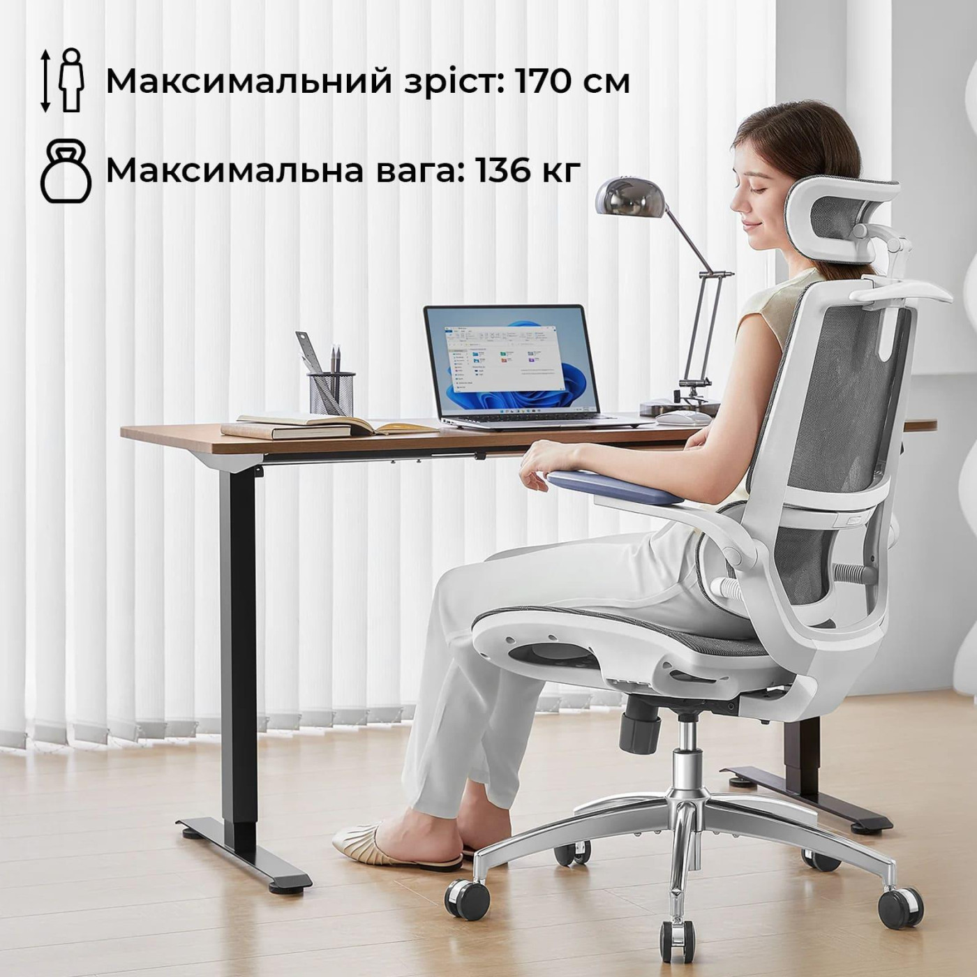Офісне крісло Sihoo M59AS Mesh Gray (M59AS-M301)