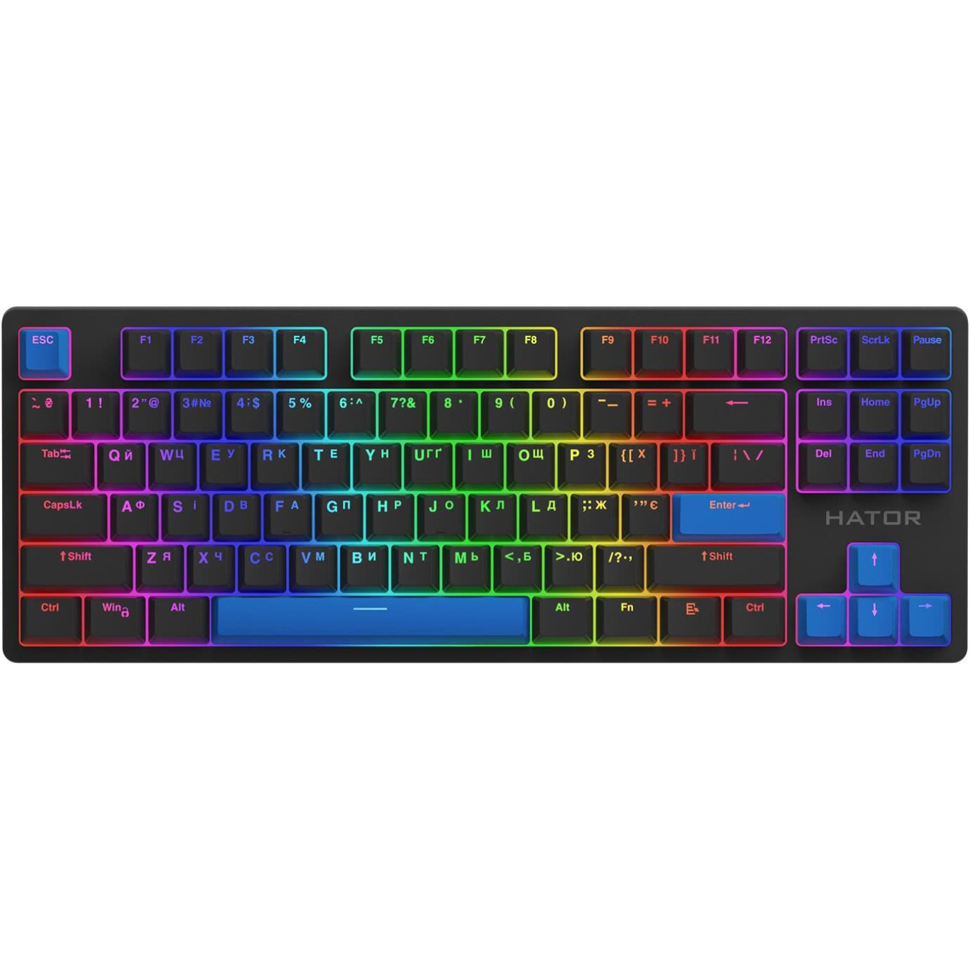 Набор кейкапов HATOR Set of PBT Keycaps Autograph Edition Navy Blue (HTS-714)