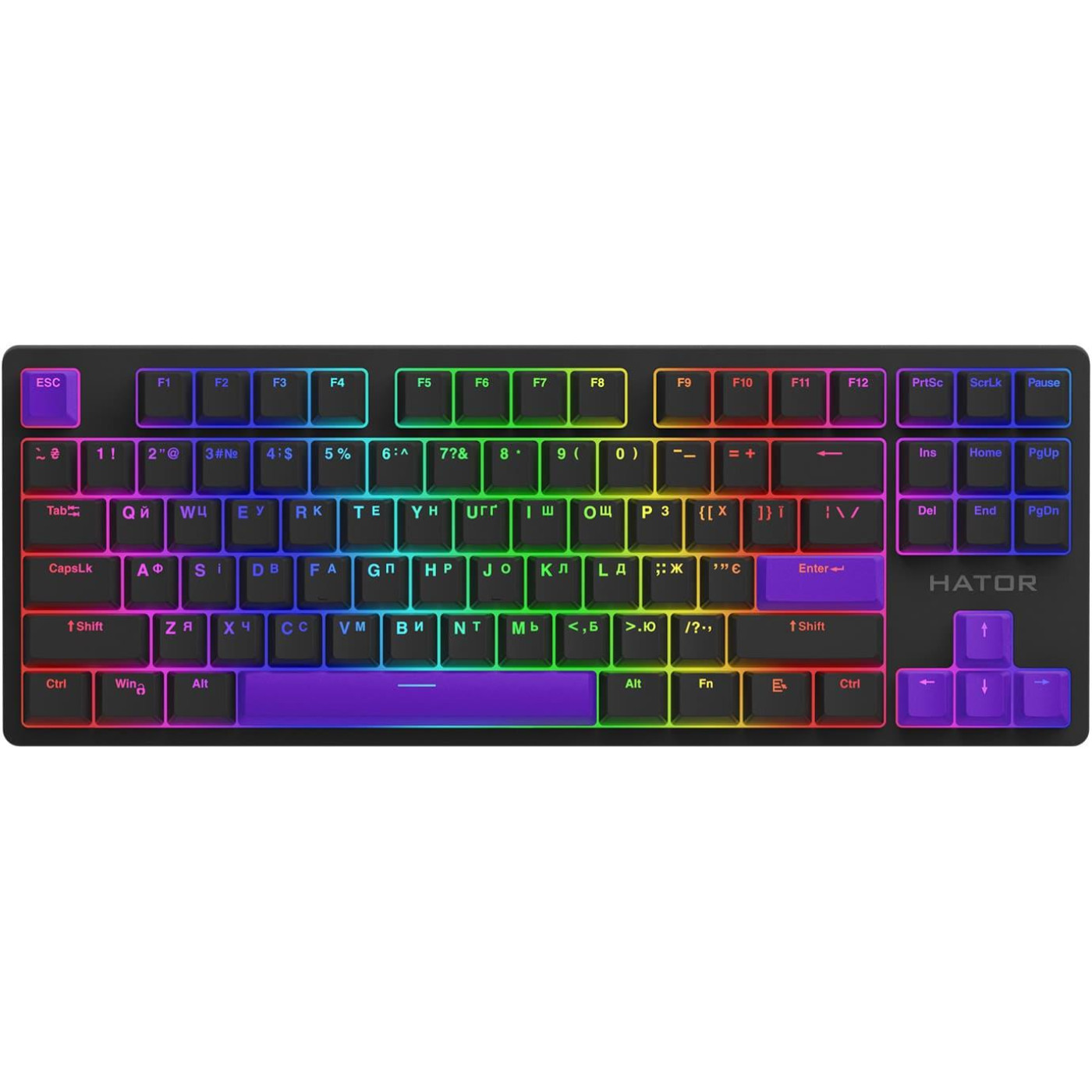 Набор кейкапов HATOR Set of PBT Keycaps Autograph Edition Vivid Lilac (HTS-716)