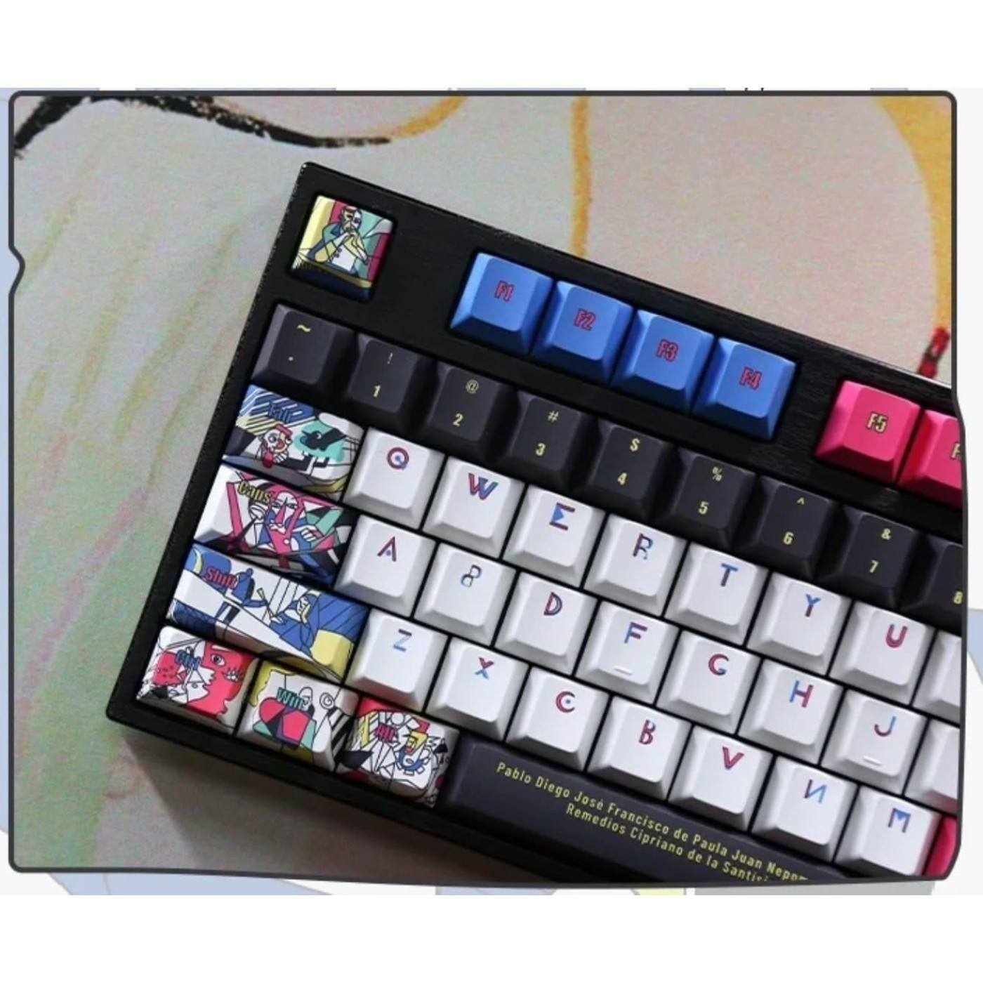 Набор кейкапов Varmilo 121keys Picasso Keycap Set (121K-110EB-R-V)
