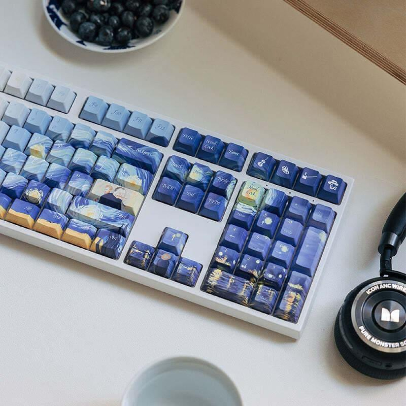 Набор кейкапов Varmilo 130Keys Van Gogh Cherry Profile Keycap Set (130K-110FA-R-V)