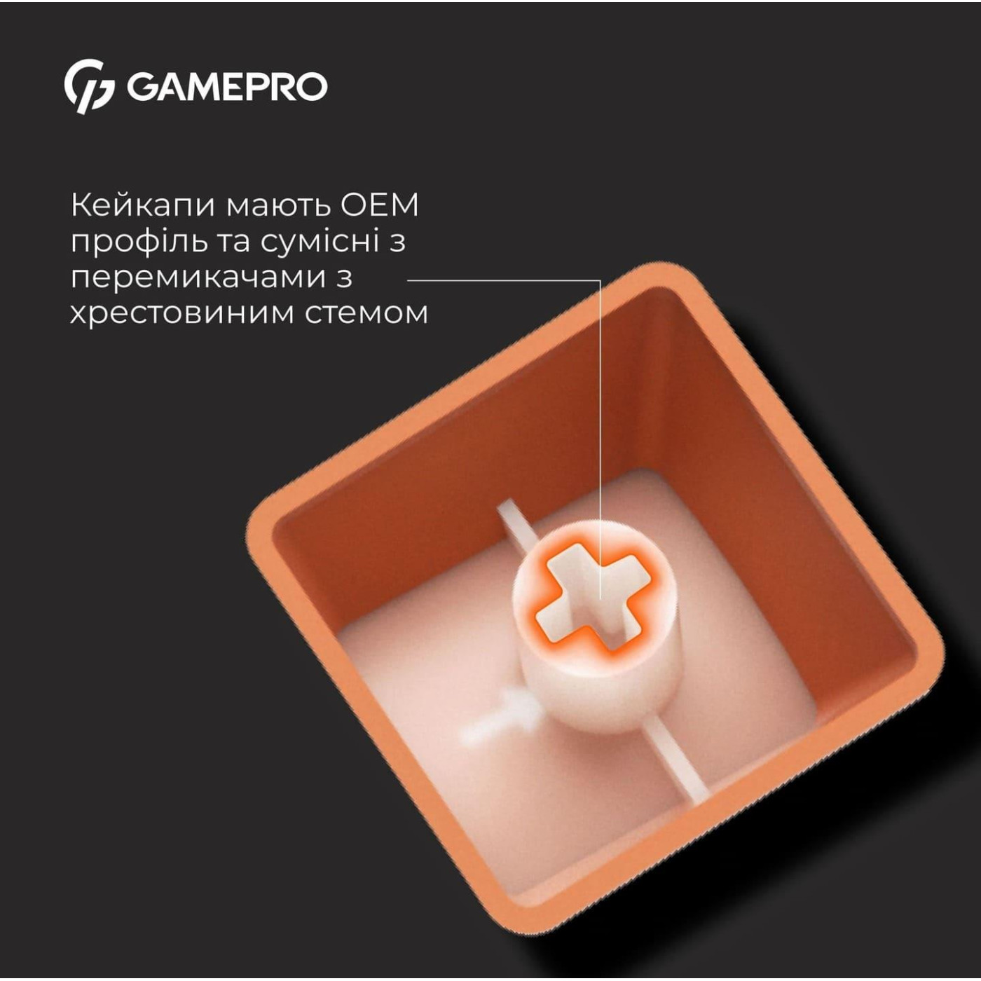 Набор кейкапов GamePro KC08 Orange (KC08)