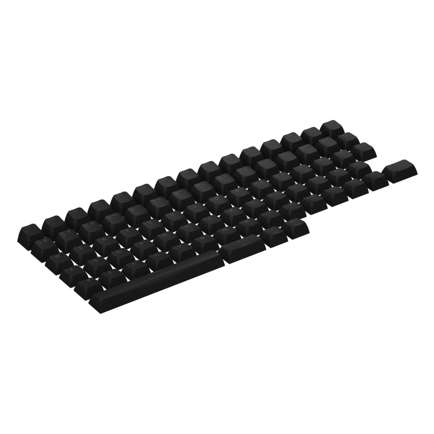 Набор кейкапов HATOR OMA Profile PBT Keycap Set Black US A-part ANSI/ISO (HTS501)