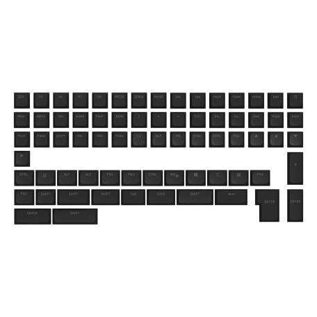 Набор кейкапов HATOR OMA Profile PBT Keycap Set Black B-part ANSI/ISO (HTS503)