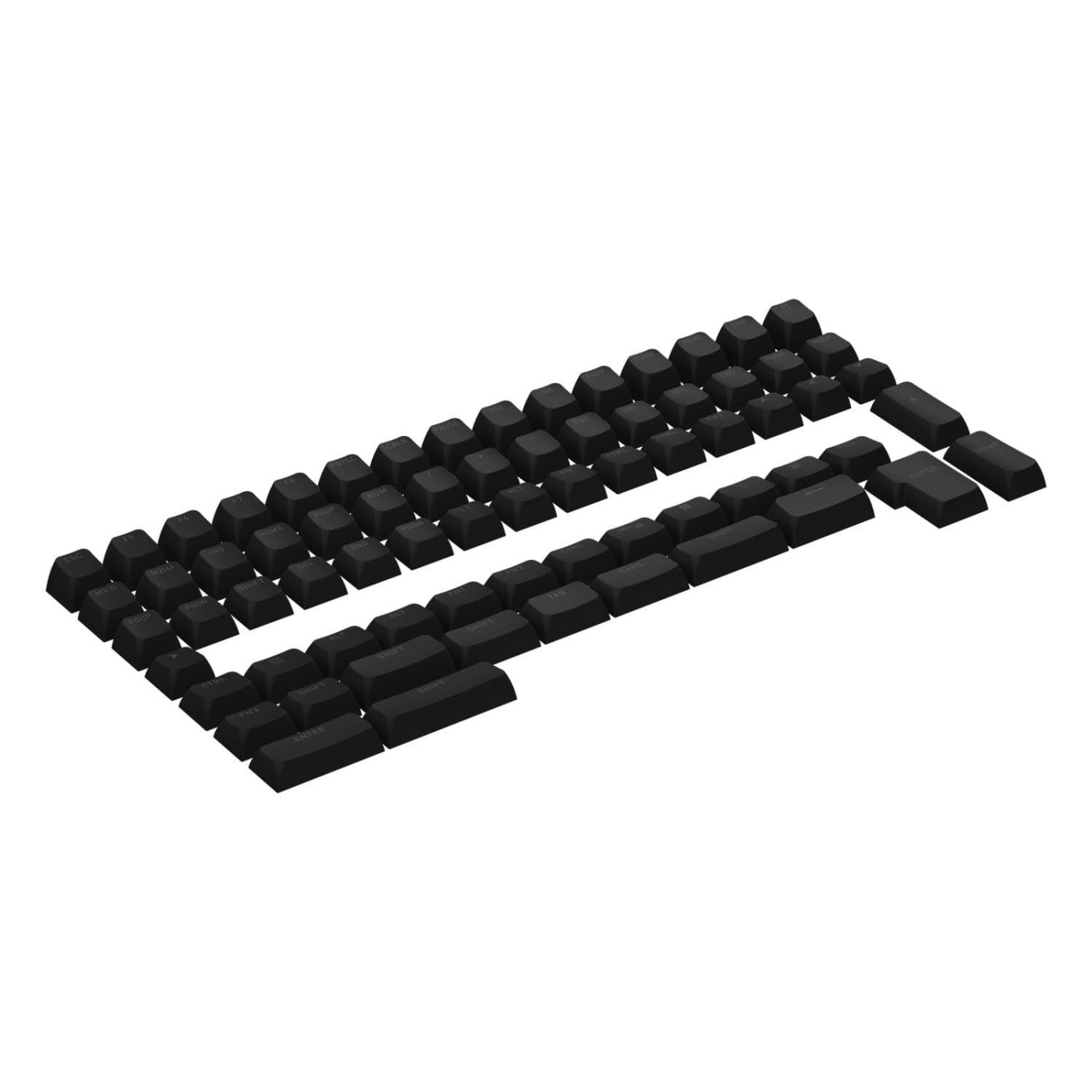 Набор кейкапов HATOR OMA Profile PBT Keycap Set Black B-part ANSI/ISO (HTS503)