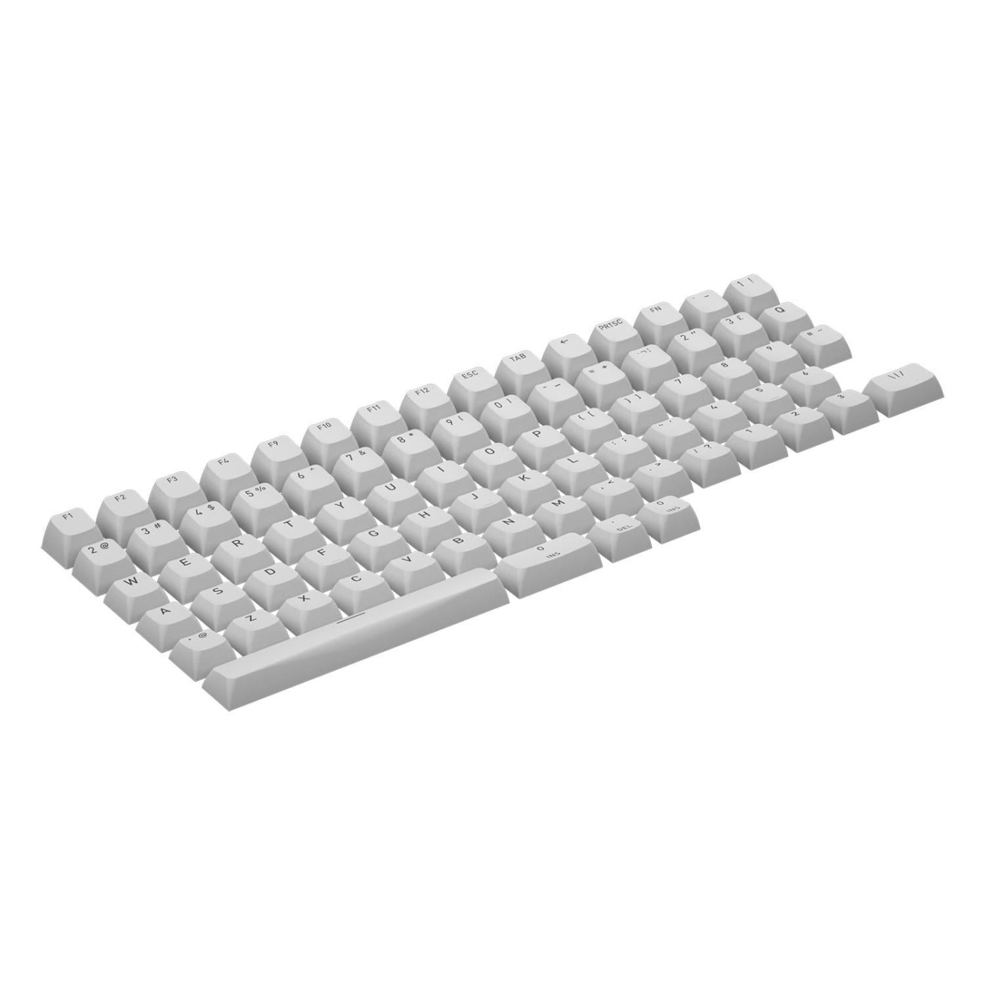 Набор кейкапов HATOR OMA Profile PBT Keycap Set White US A-part ANSI/ISO (HTS511)