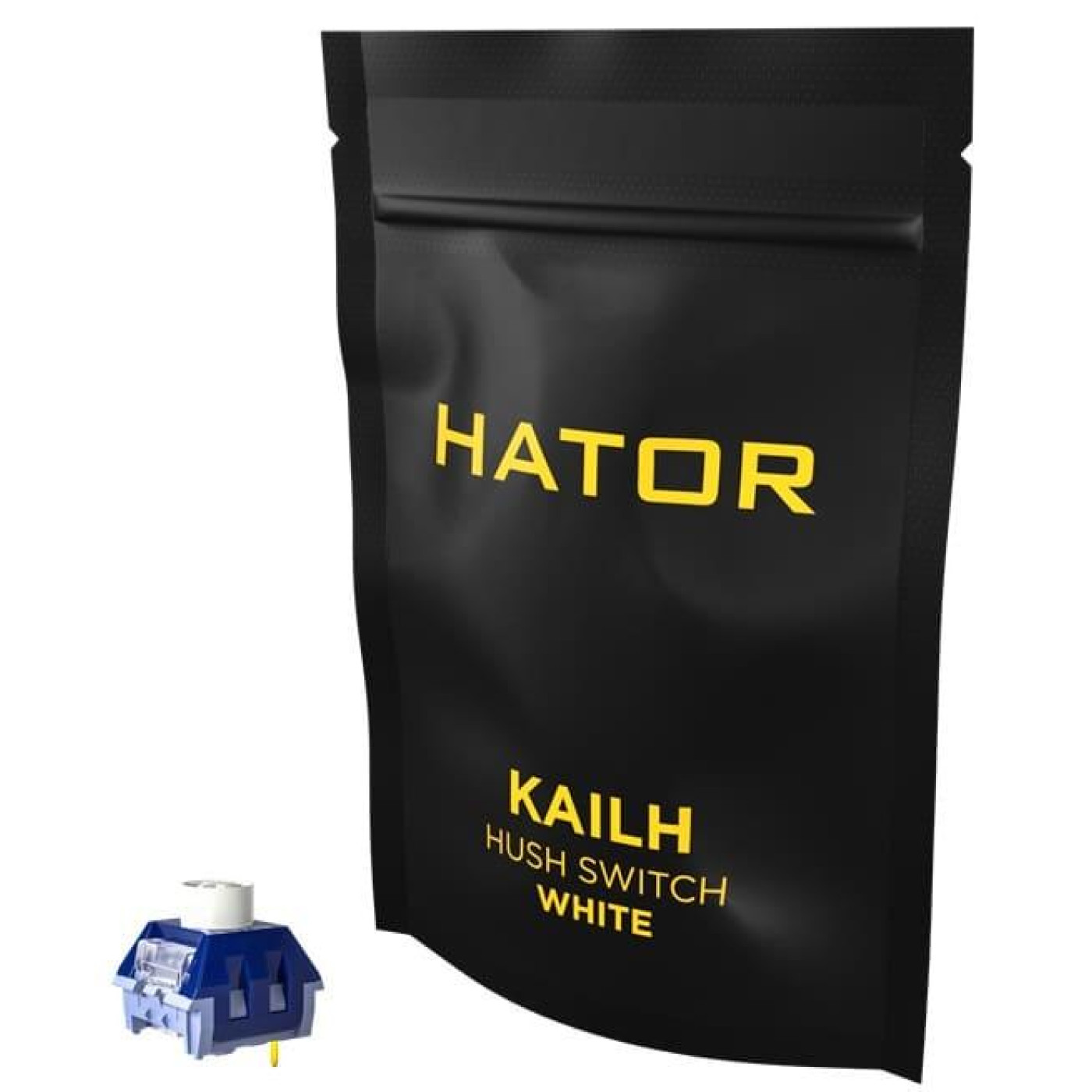 Набір механічних перемикачів HATOR Hotswap Switch Kailh Hush White 10 шт. (HTS-107)