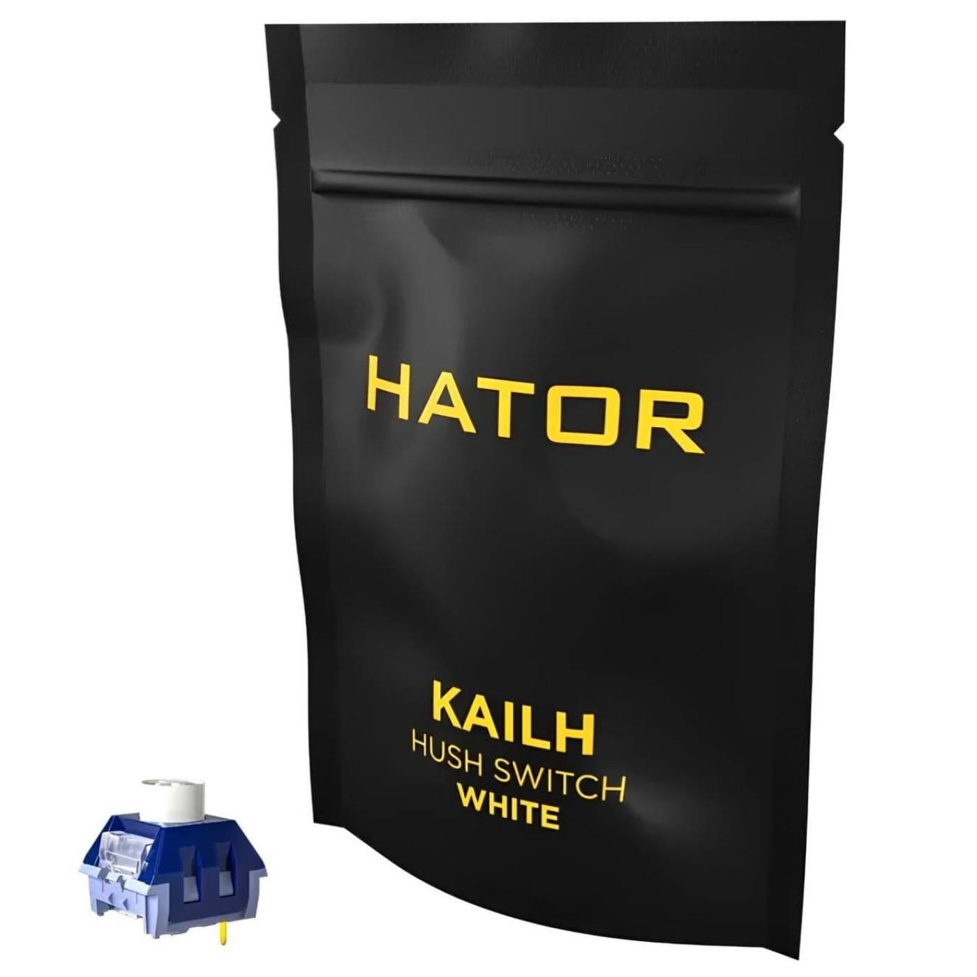 Набор механических переключателей HATOR Hotswap Switch Kailh Hush White 10 шт. (HTS-107)