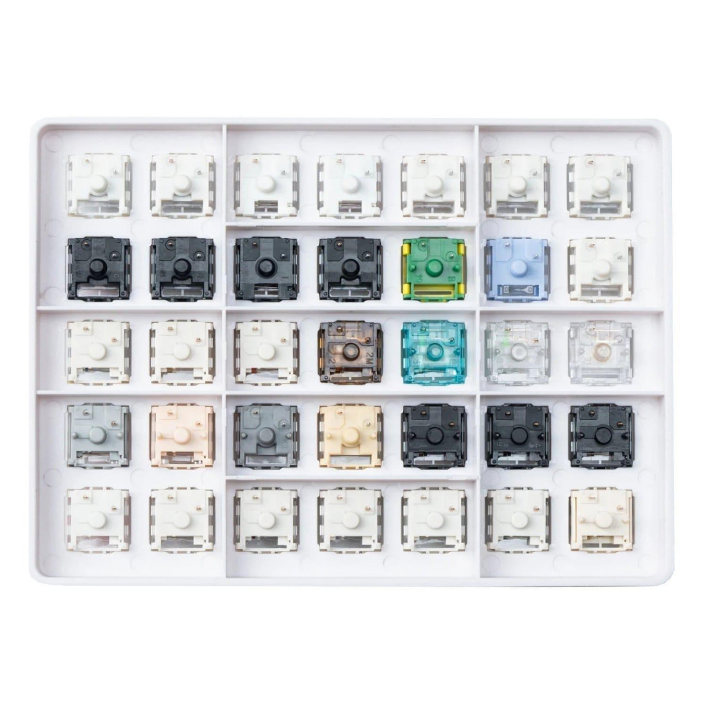 Набір механічних перемикачів Keychron Kailh Switch Tester, 35шт (Z136_KEYCHRON)