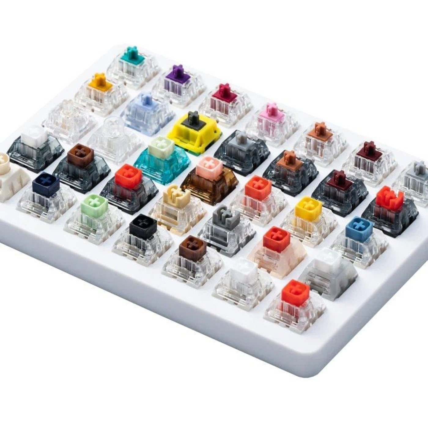 Набір механічних перемикачів Keychron Kailh Switch Tester, 35шт (Z136_KEYCHRON)