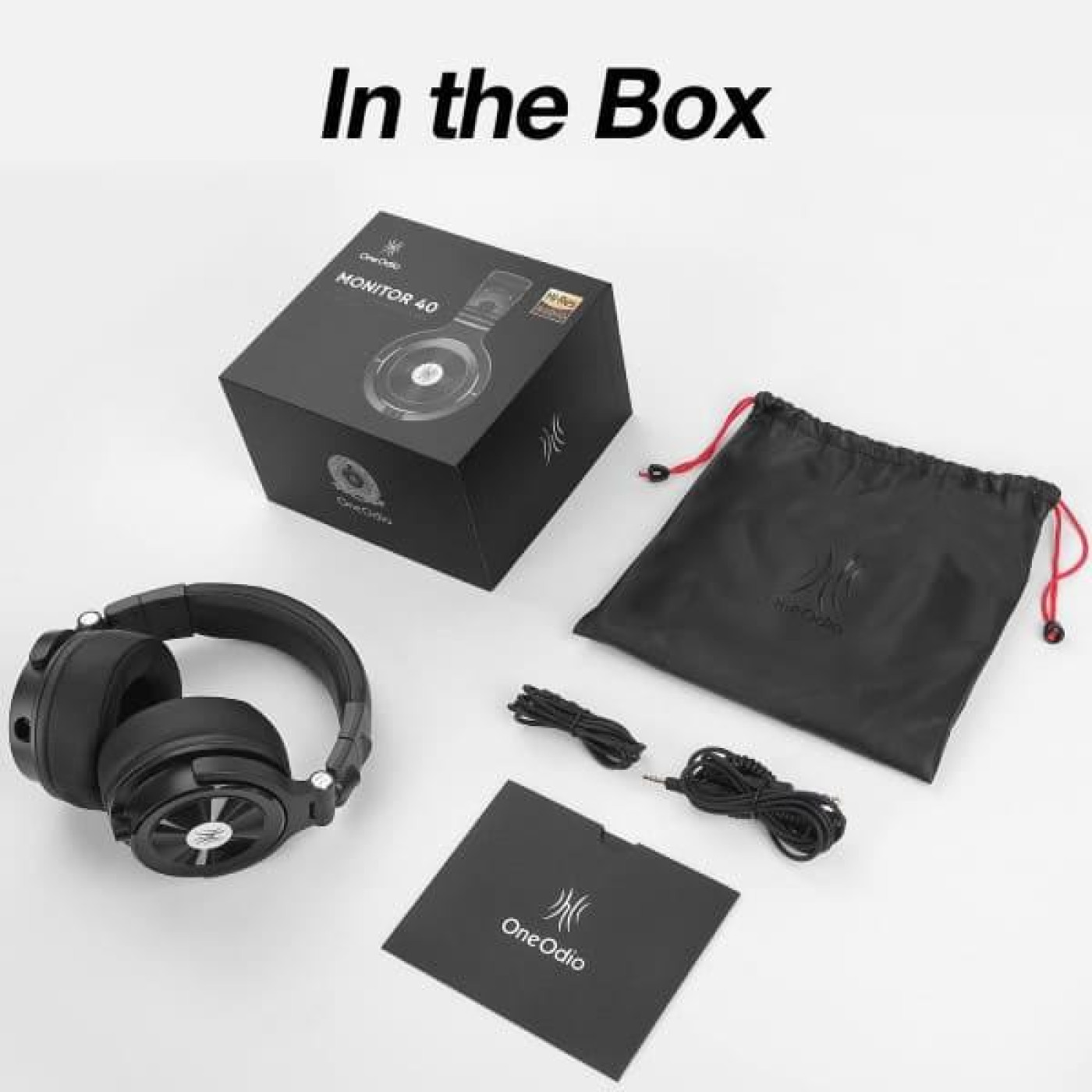 Наушники OneOdio Monitor 40 3,5мм/6,35мм Black (Monitor 40 Black)