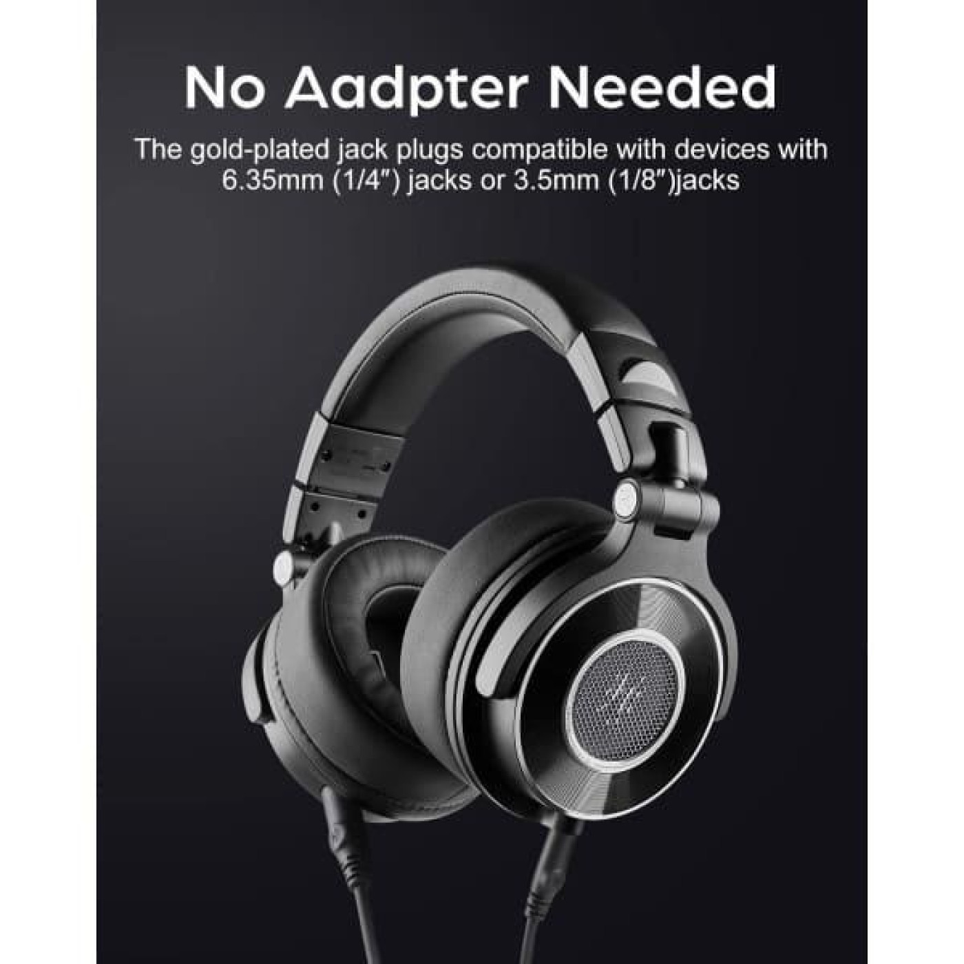 Наушники OneOdio Monitor 60 3,5мм/6,35мм Black (Monitor 60 Black)