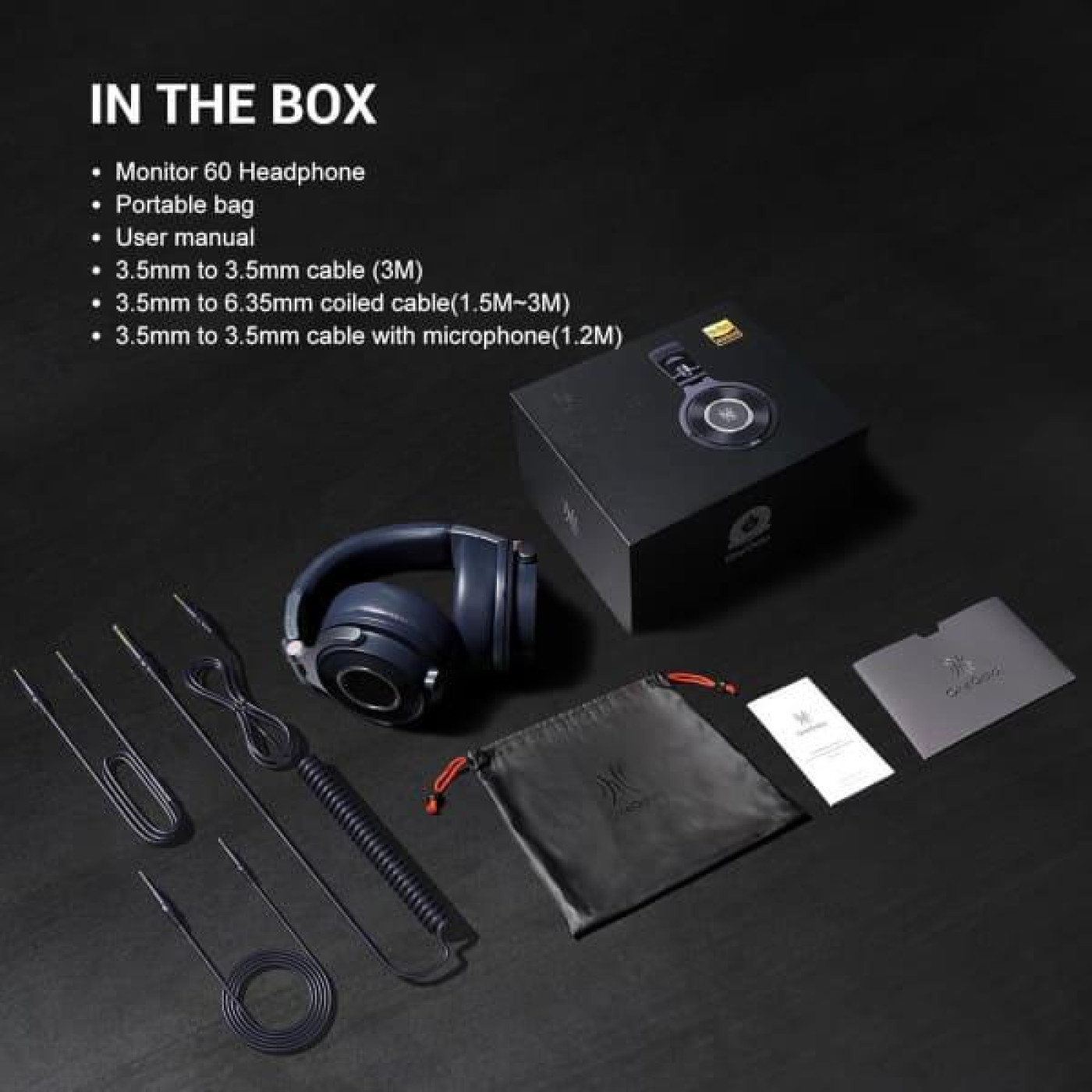 Наушники OneOdio Monitor 60 3,5мм/6,35мм Misty Blue (Monitor 60 Misty Blue)