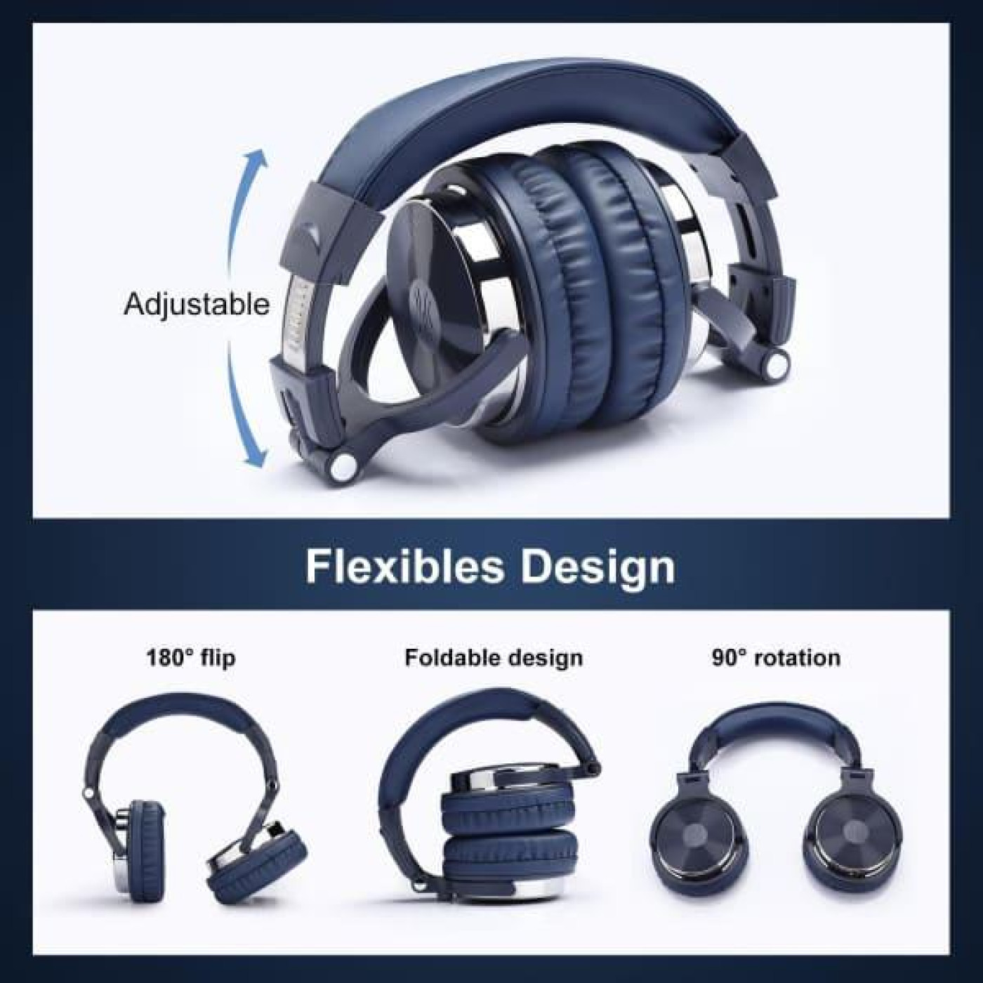 Наушники OneOdio Pro 10 3,5мм/6,35мм Deep Blue (Pro 10 Deep Blue)