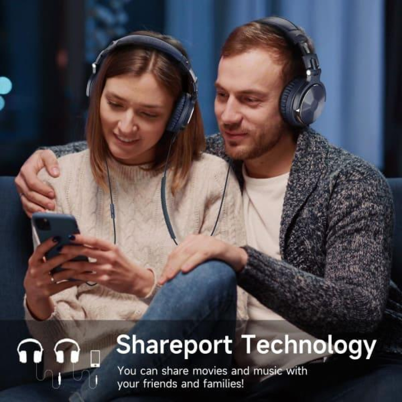 Наушники OneOdio Pro 10 3,5мм/6,35мм Deep Blue (Pro 10 Deep Blue)