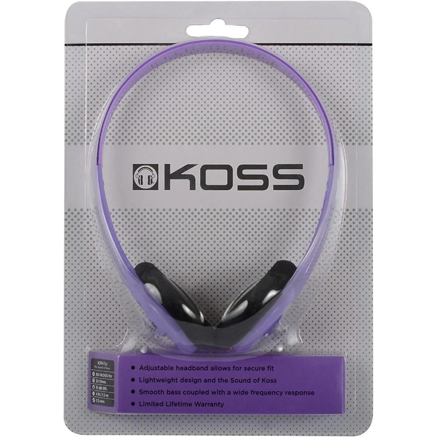 Наушники Koss KPH7v On-Ear Violet (195025.101)