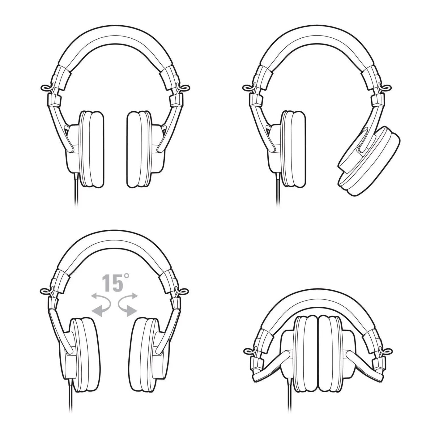 Наушники Audio-Technica ATH-M30X Black (AT-0122)