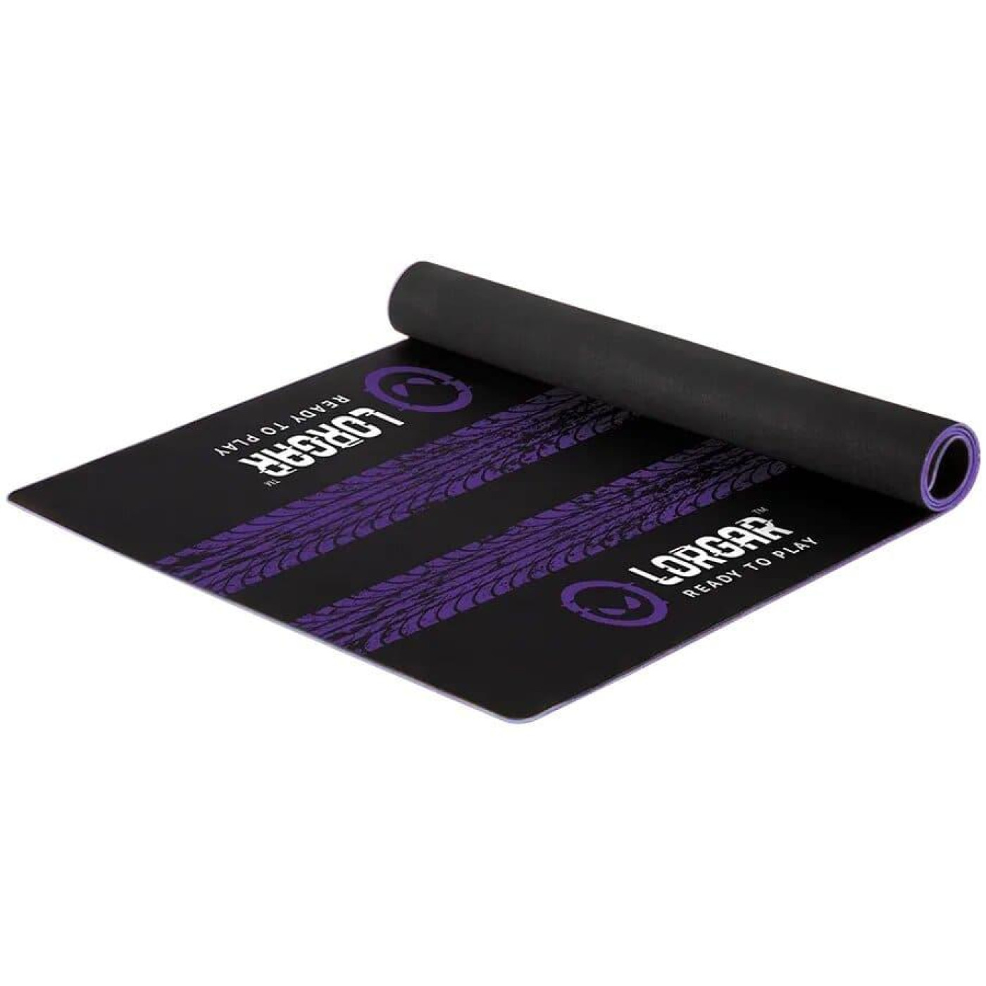 Килимок для крісла Lorgar RX1FM Sim Racing Floor Mat Advanced Stitched edge Black/Purple (LRG-RX1FM)