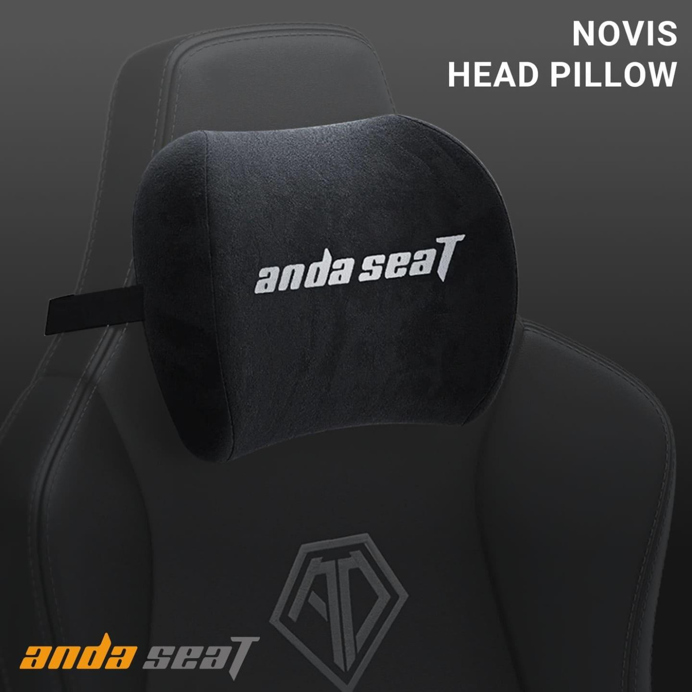 Подушка під голову крісла Anda Seat Novis Head Pillow Black