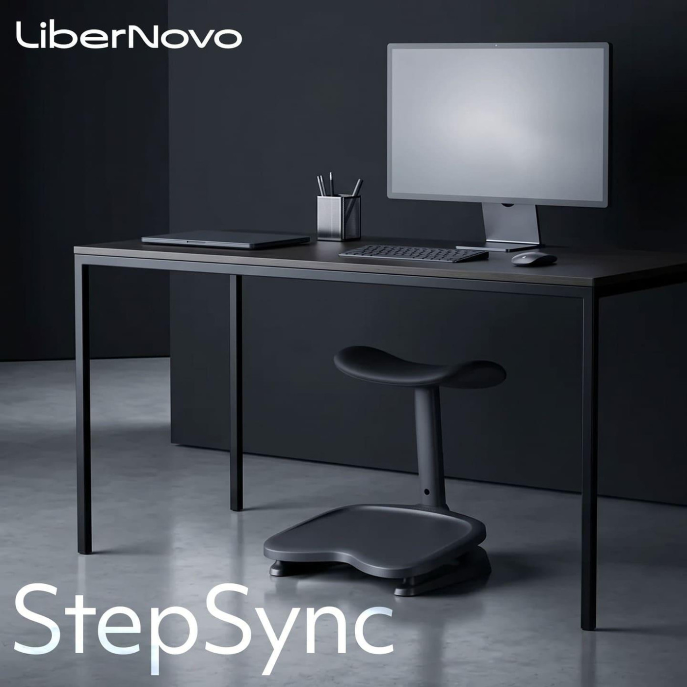 Эргономическая подставка для ног LiberNovo StepSync Footrest Graphite Omni Pro