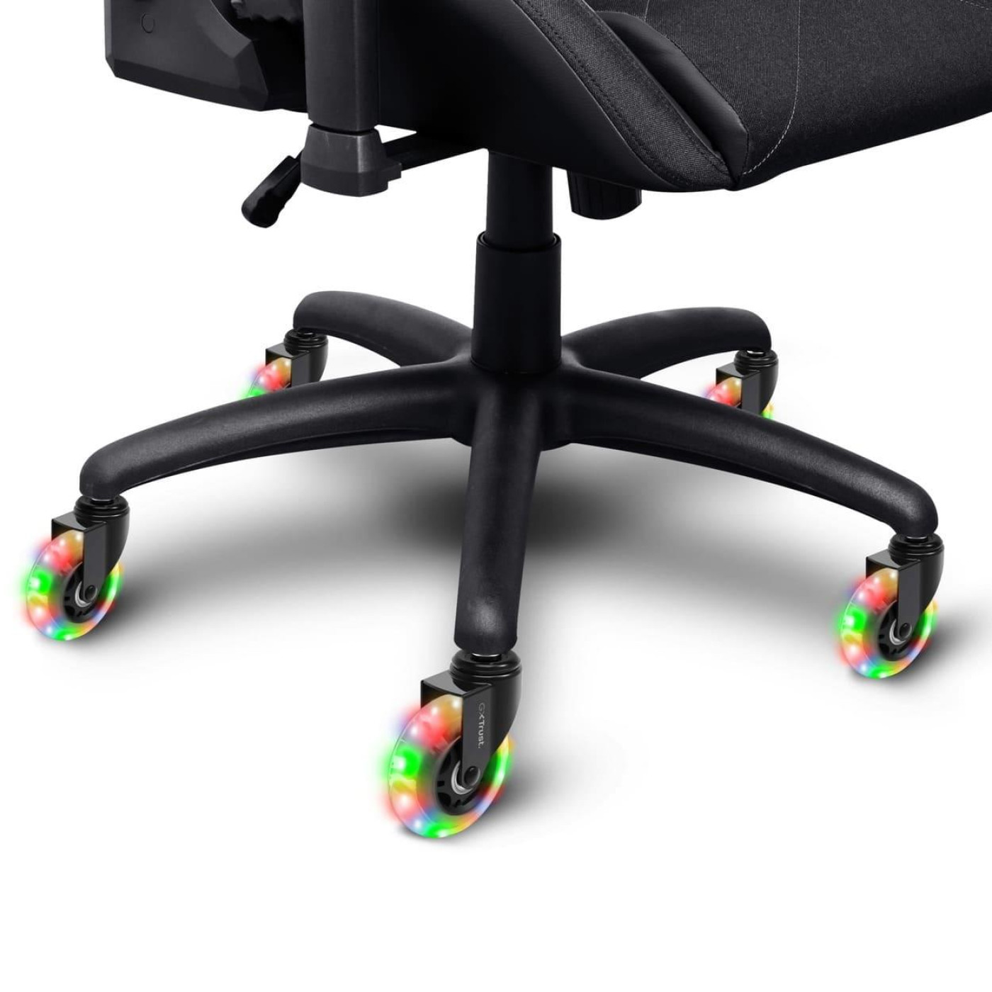 Крісельні коліщата Trust GXT 701 Гелеві 75мм комплект з 5 шт RGB Black