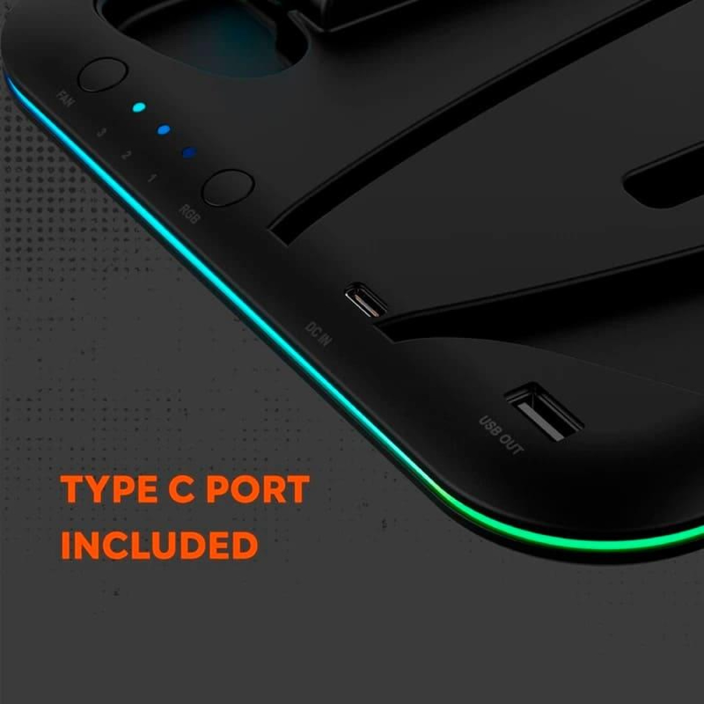 Пидставка для охолодження Canyon CS-5 RGB PS5 Charge White (CND-CSPS5W)