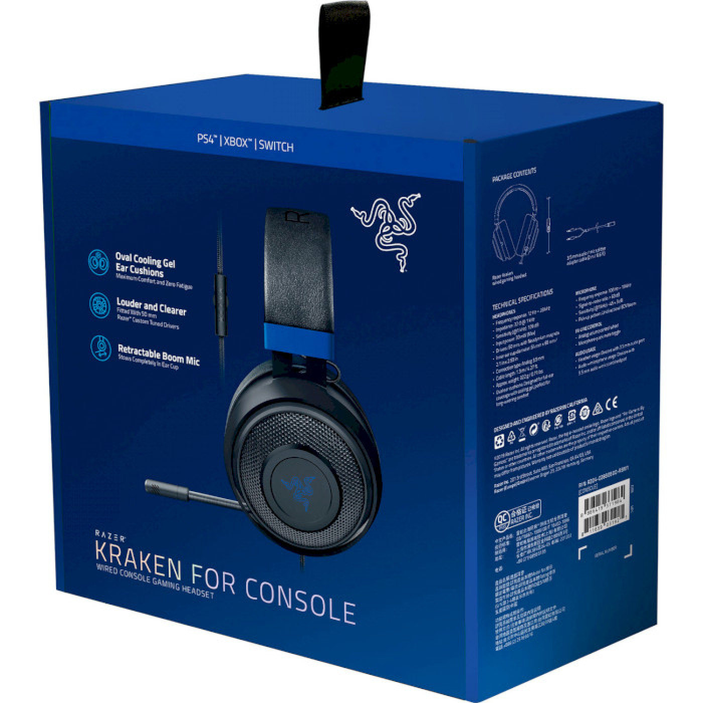 Игровая гарнитура Razer Kraken for Console Black/Blue (RZ04-02830500-R3M1)