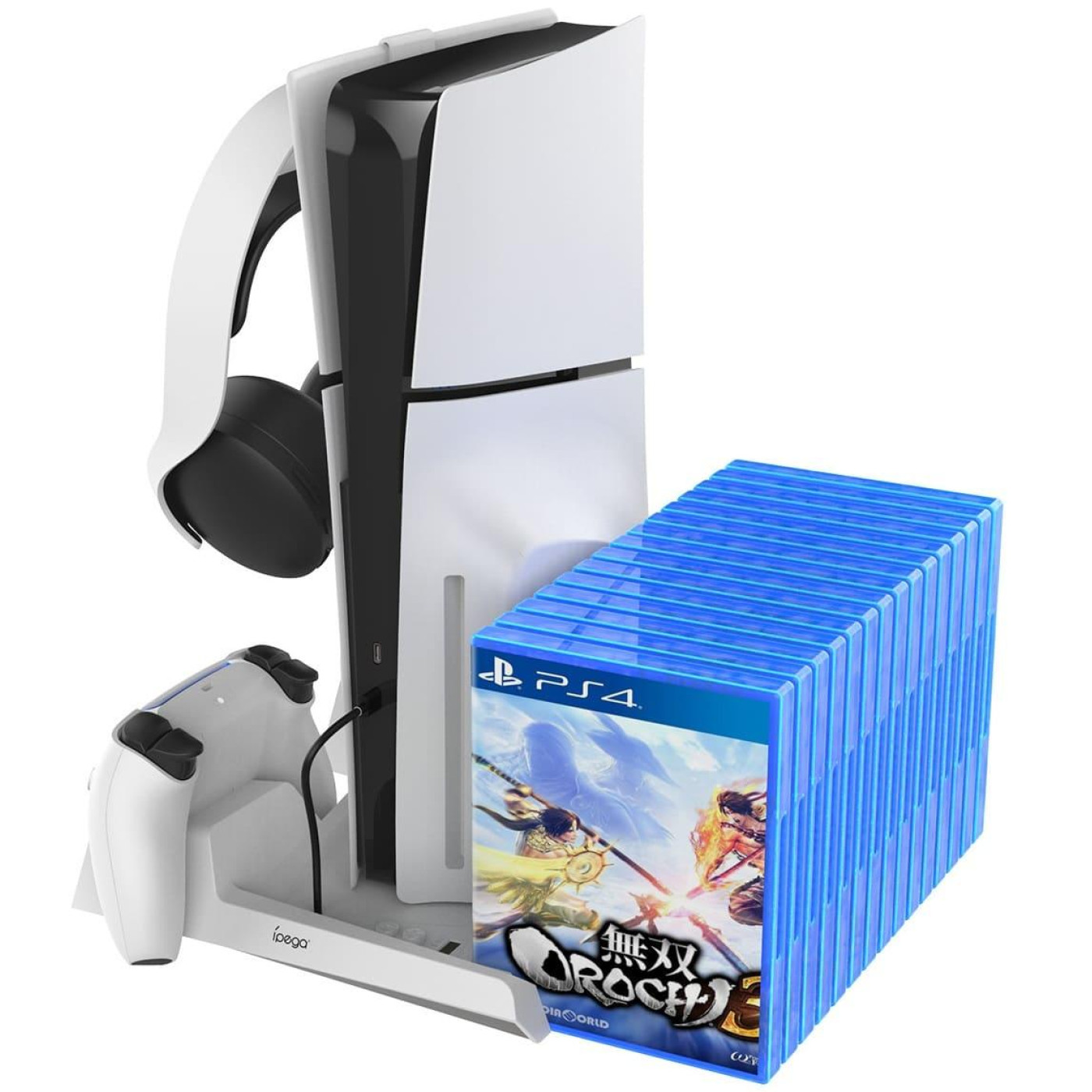 Підствка для Sony PlayStation 5 Slim з зарядкою для  геймпадів DualSense iPega PG-P5S023