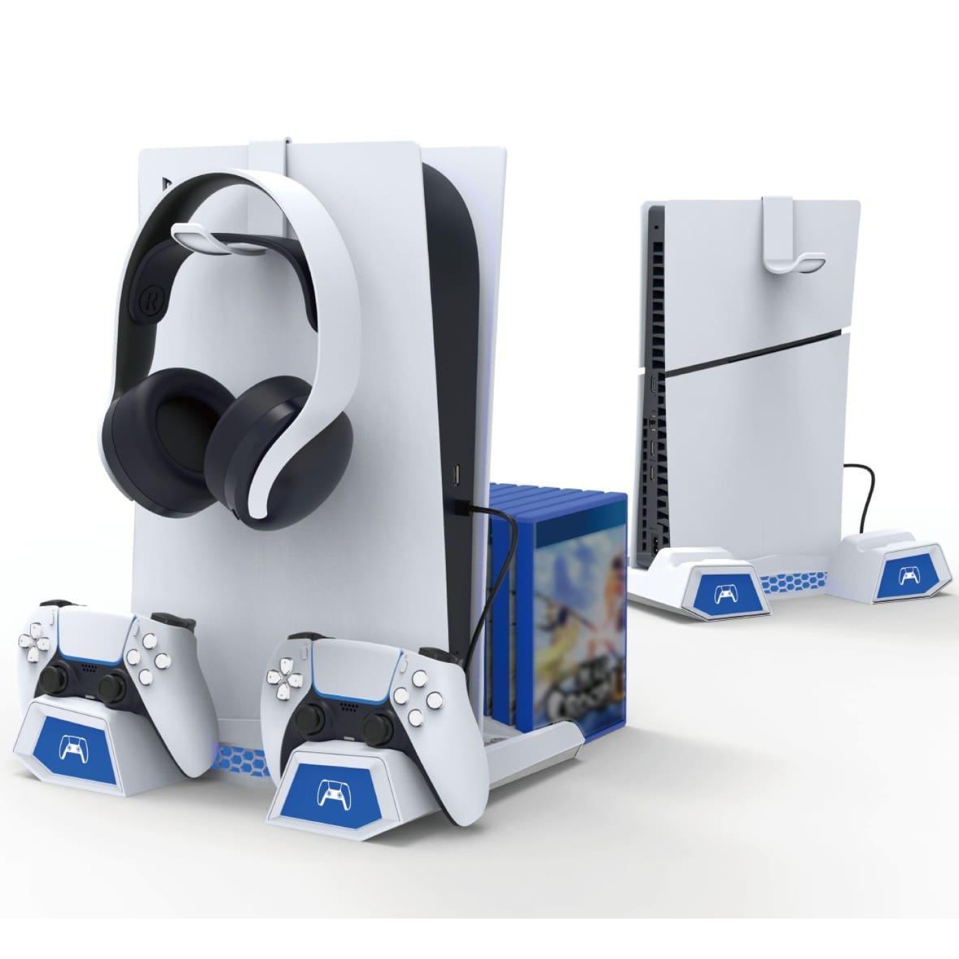 Підствка для Sony PlayStation 5 Slim з зарядкою для  геймпадів DualSense iPega PG-P5S023