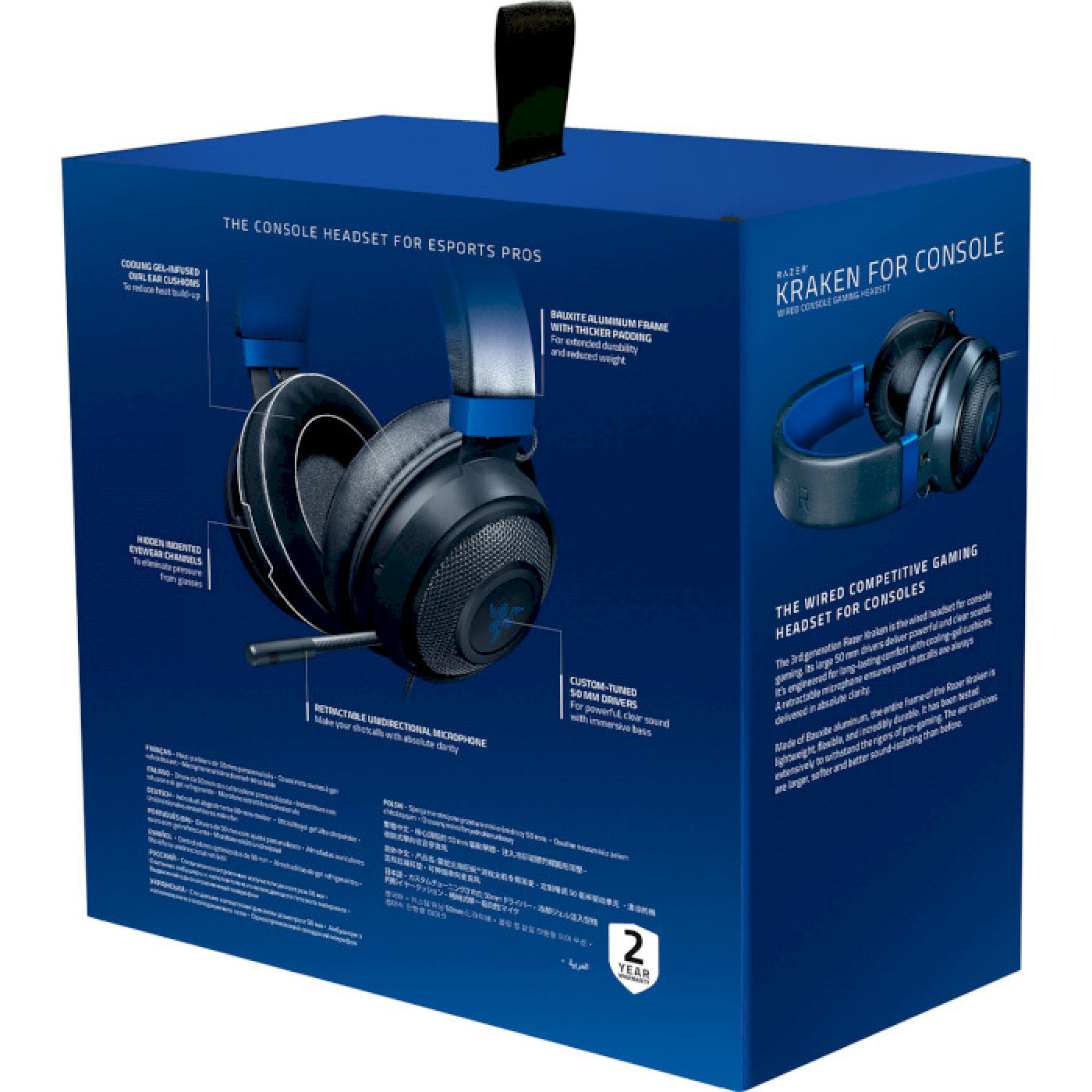 Игровая гарнитура Razer Kraken for Console Black/Blue (RZ04-02830500-R3M1)