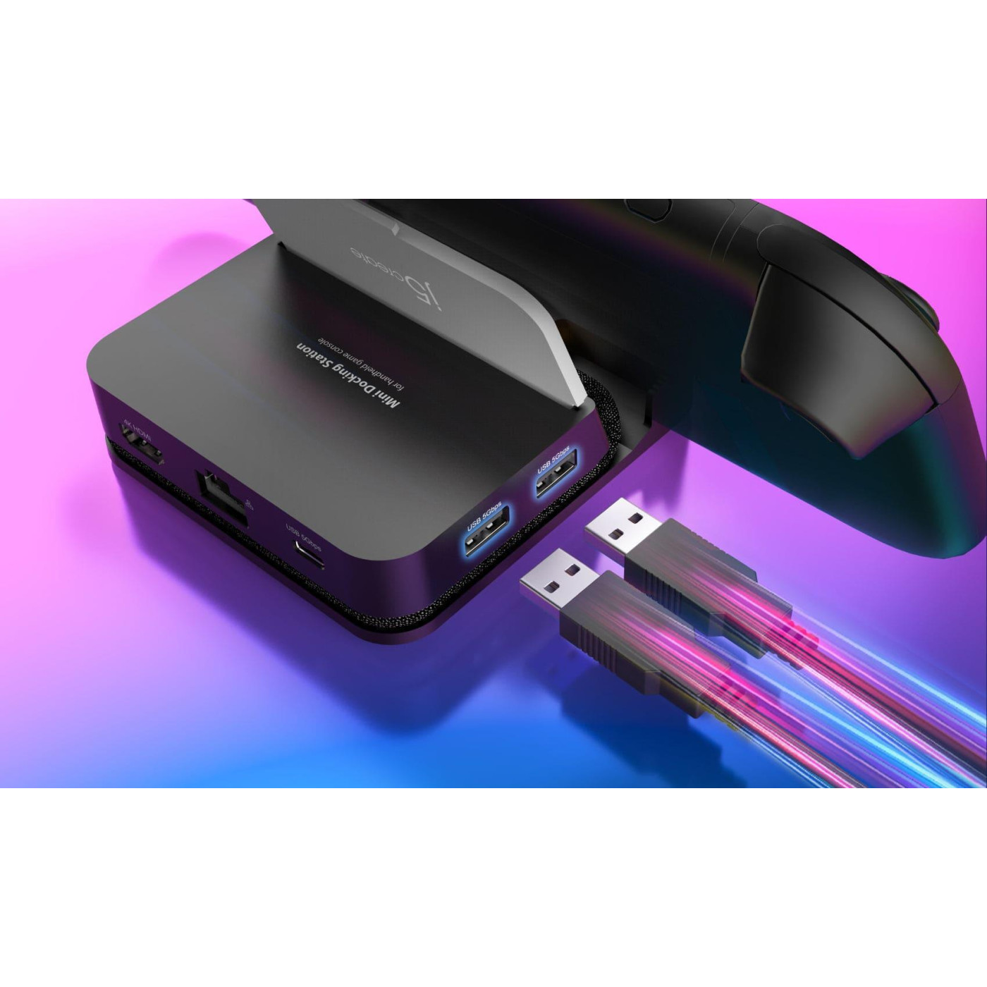 Док станція для Nintendo Switch / Steam Deck, J5create JCD624-N