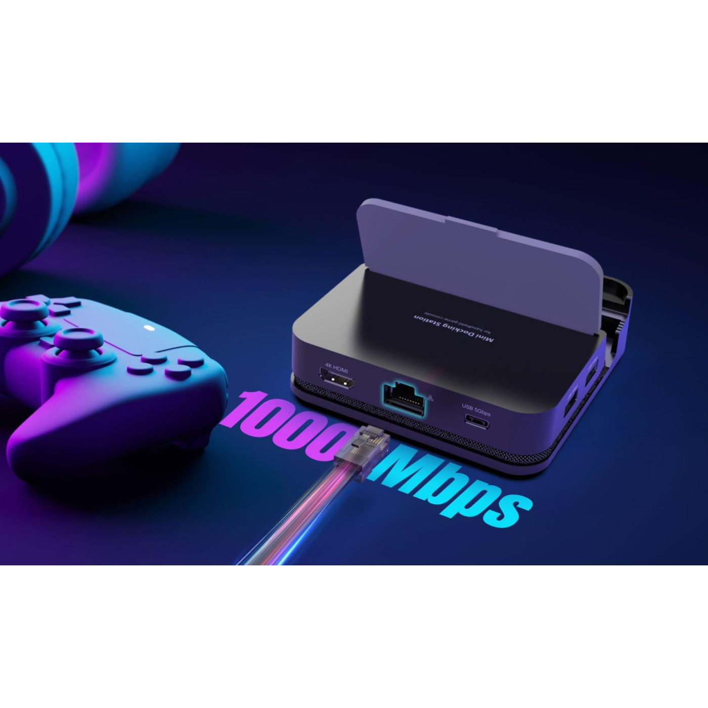 Док станція для Nintendo Switch / Steam Deck, J5create JCD624-N