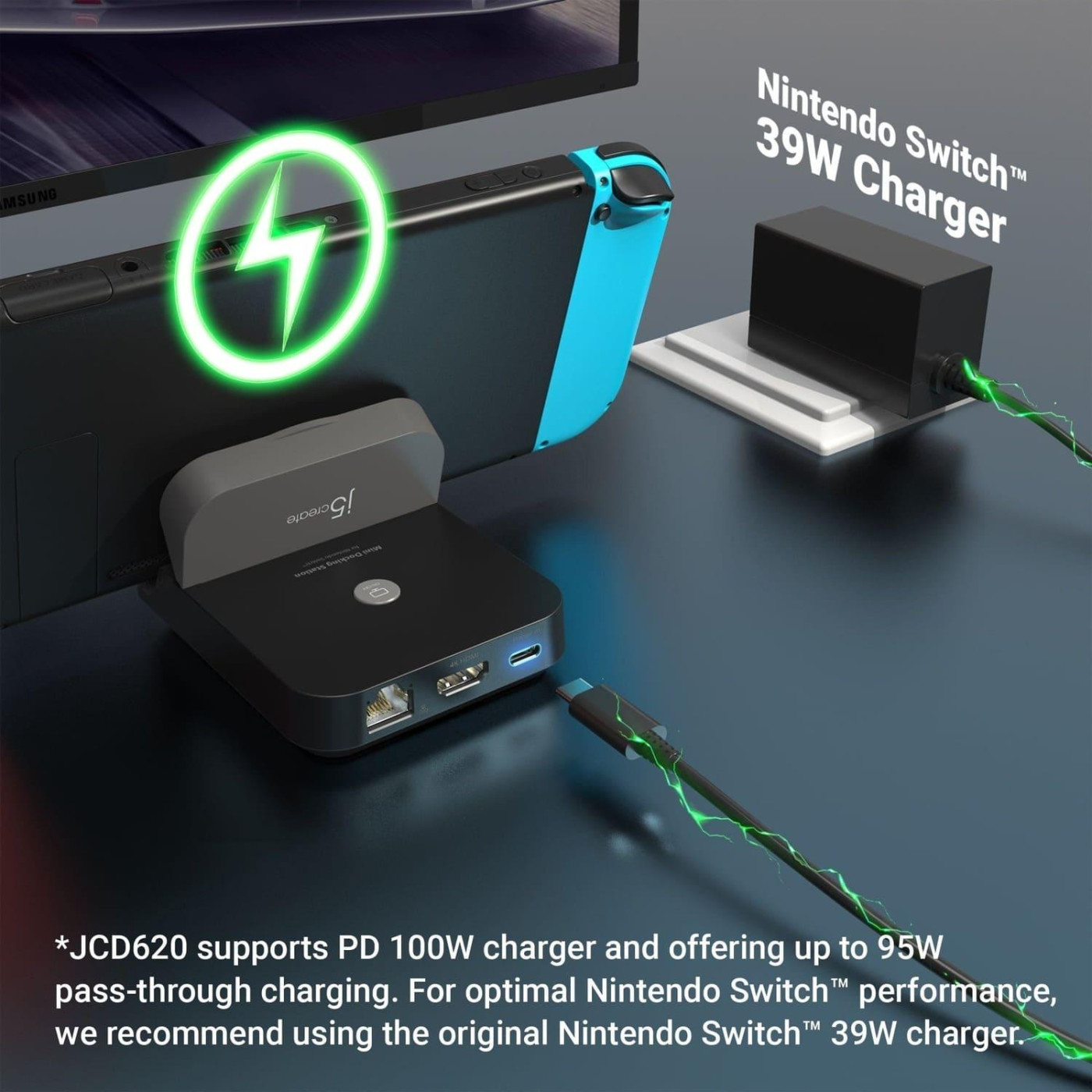 Док станція J5create для Nintendo Switch (JCD620-N)