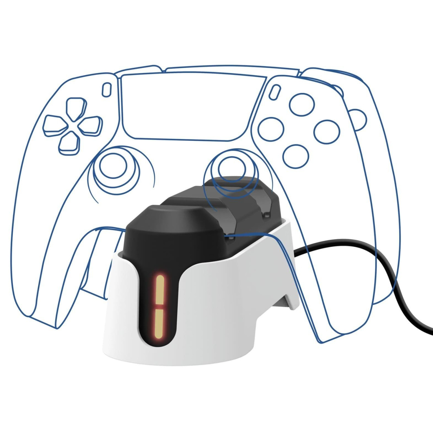 Зарядна станція для геймпадів Trust GXT 228 for PS5 White