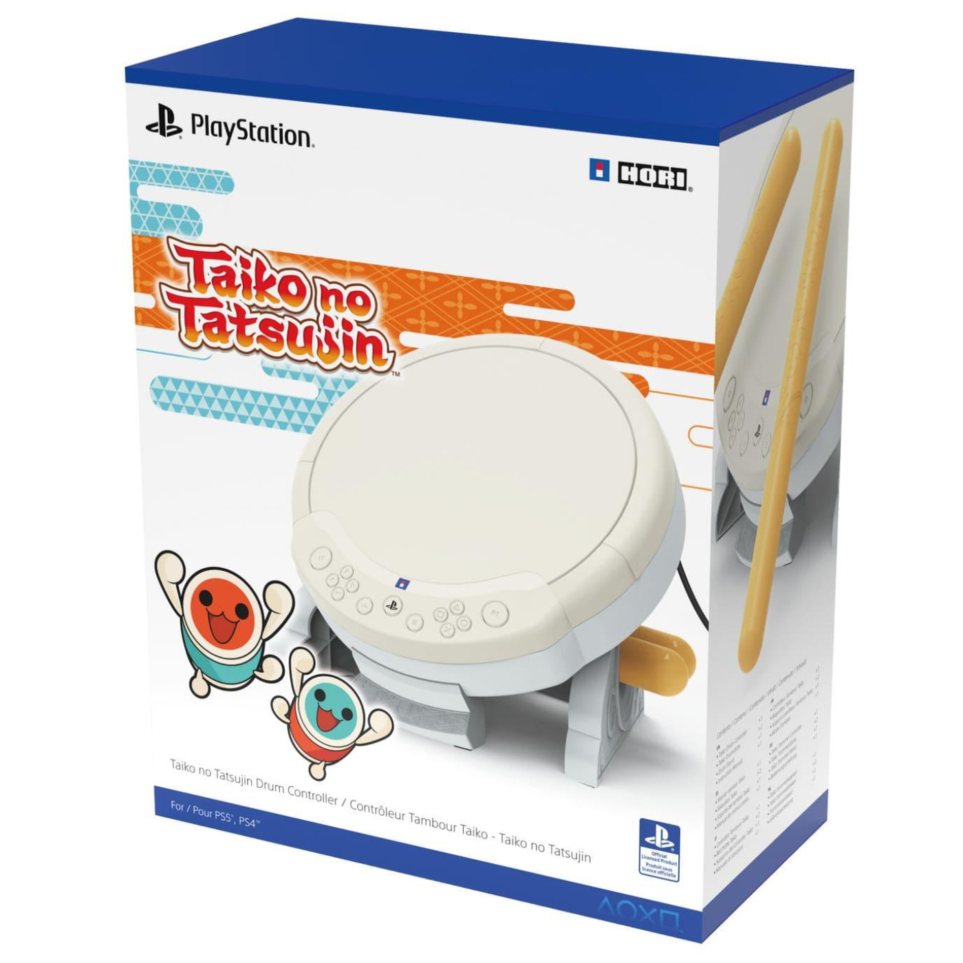 Барабанный контроллер HORI Taiko no Tatsujin Drum Controller (PS5) SPF-042E