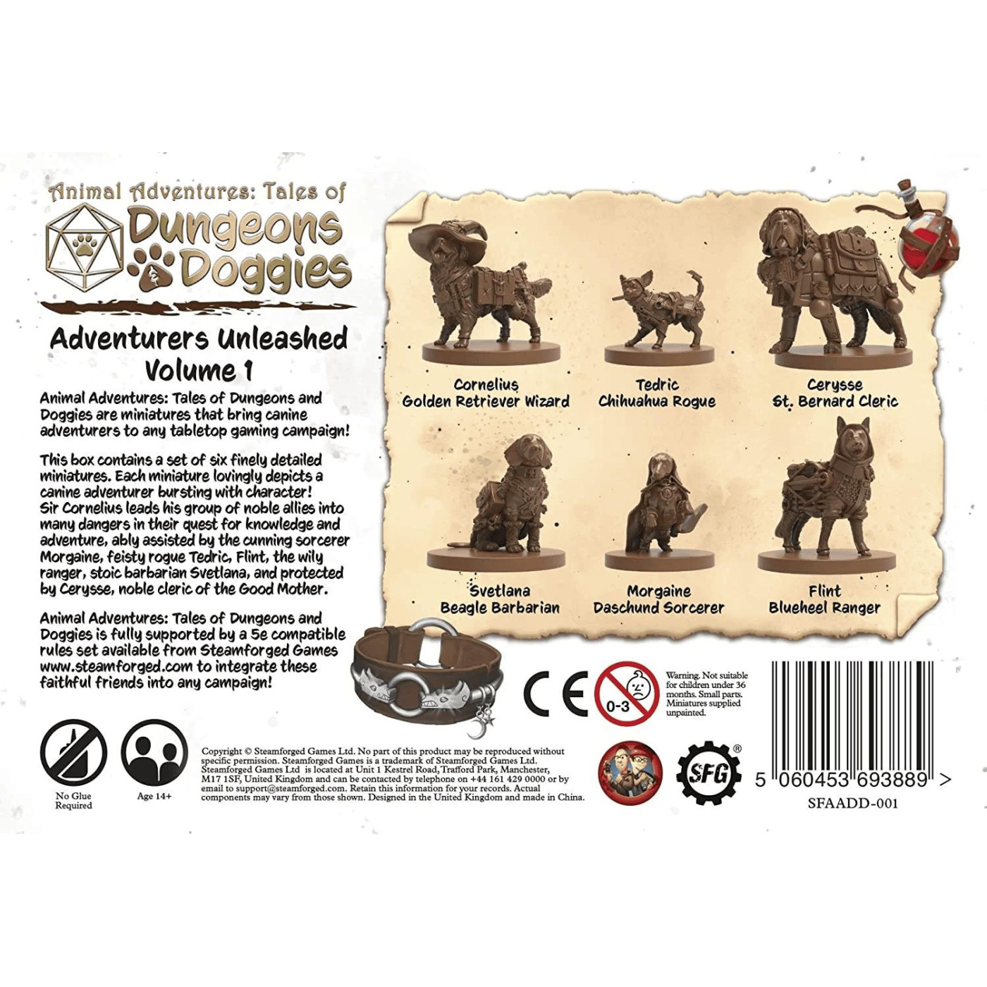 Настольная игра Steamforged Games Ltd. Animal Adventures: Dungeons and Doggies - Volume 1 (optstdgm010)