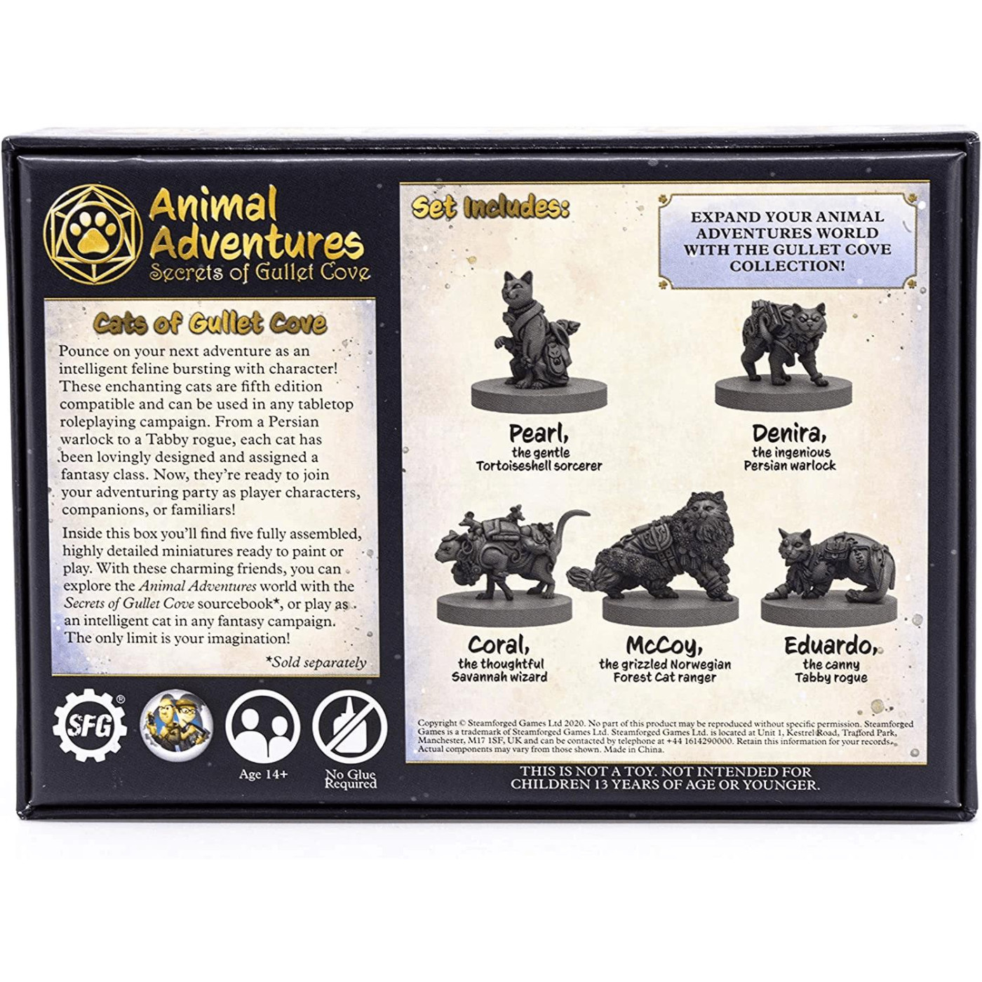 Настольная игра Steamforged Games Ltd. Animal Adventures: Cats of Gullet Cove (optstdgm009)