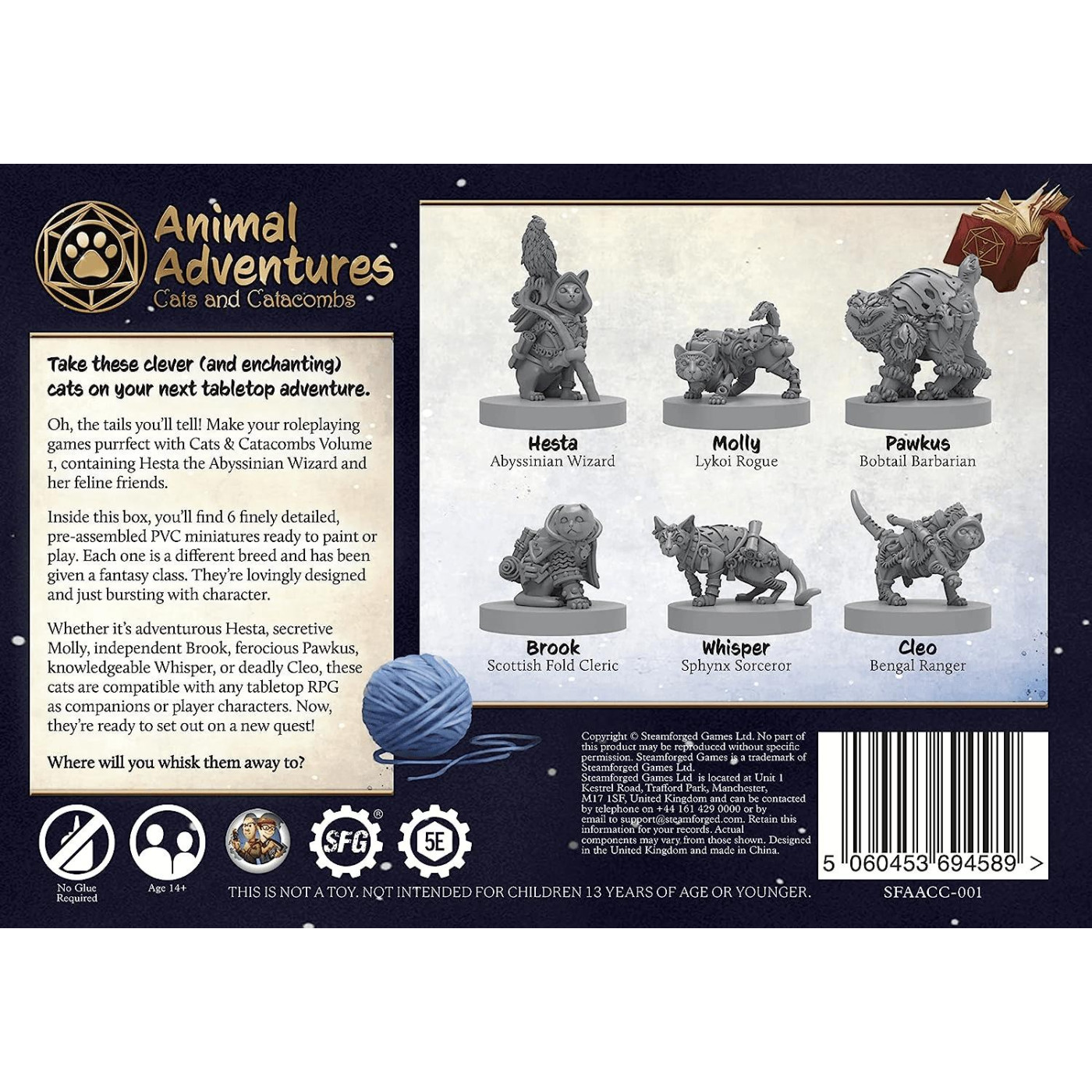 Настільна гра Steamforged Games Ltd. Animal Adventures: Cats and Catacombs - Volume 1 (optstdgm008)
