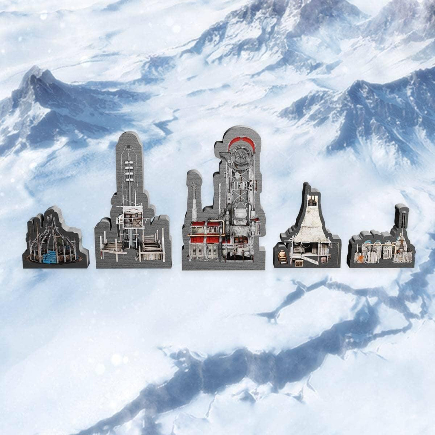 Настольная игра Frostpunk «Деревъяне мисто» (Timber City) (Доповнення до настильнои гри) (FGKS005)