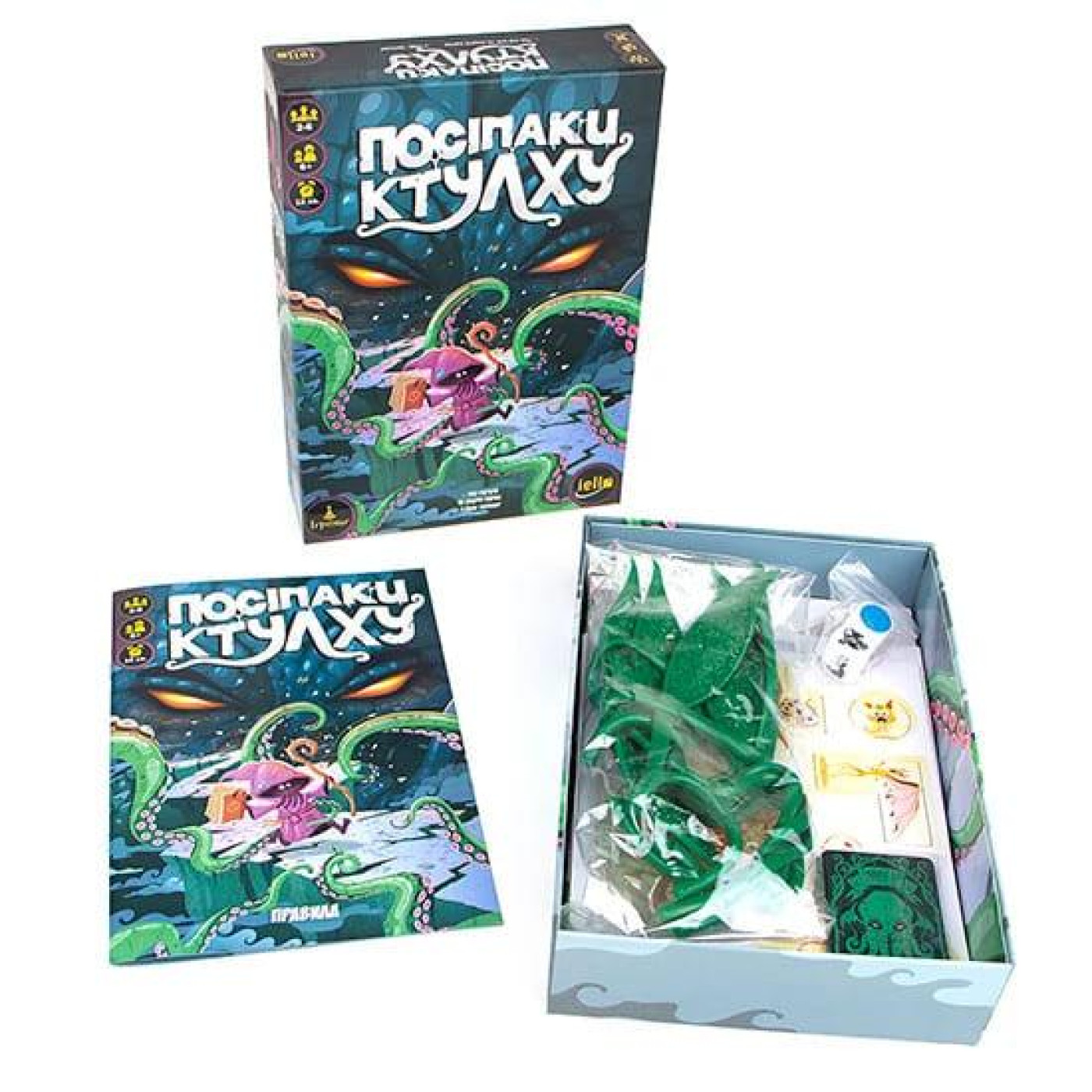 Настольная игра Посипаки Ктулху (Липкий Ктулху, Sticky Cthulhu) (укр.) (6214)