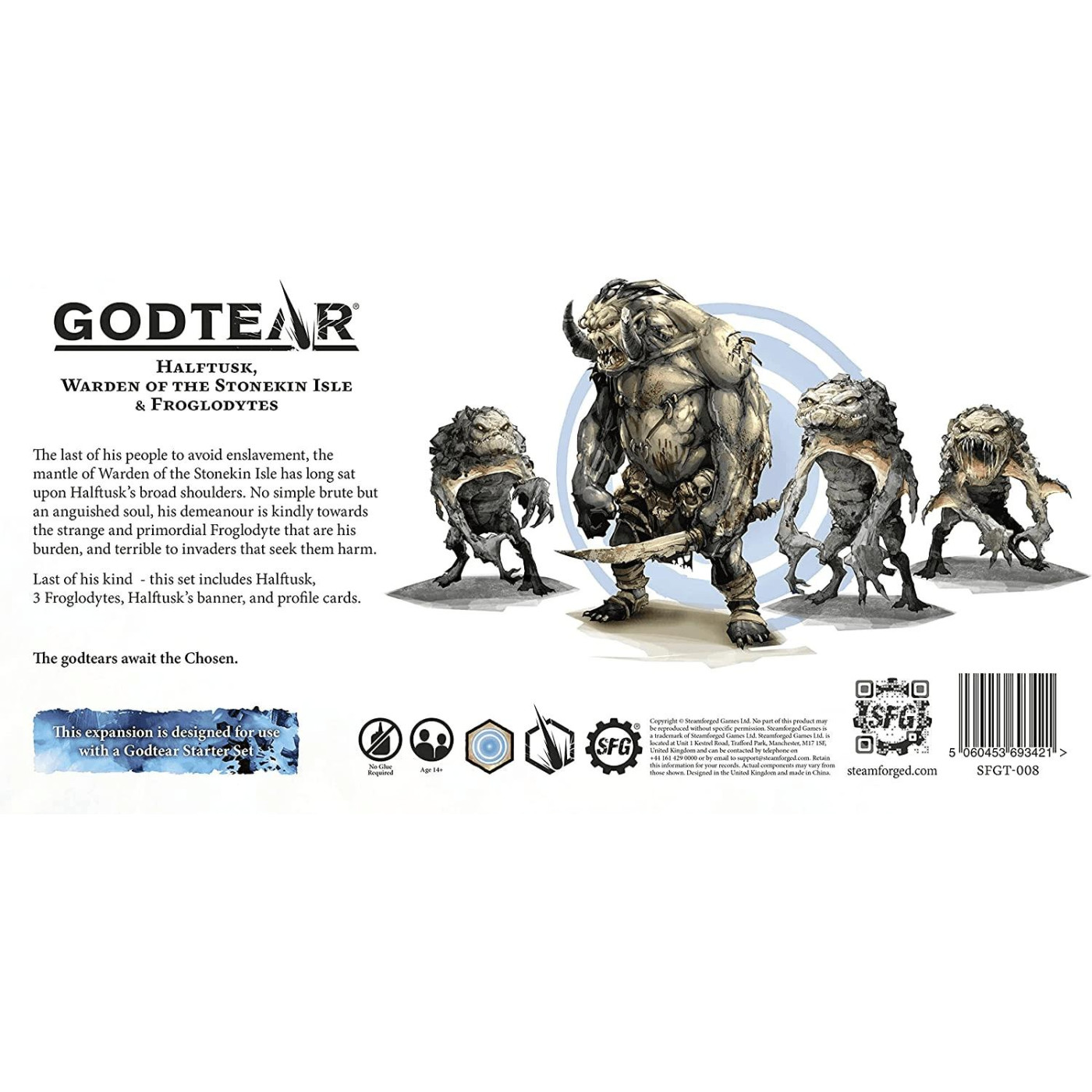 Настольная игра Godtear: Halftusk, Warden of the Stonekin Isle & Froglodytes (stdgm047)
