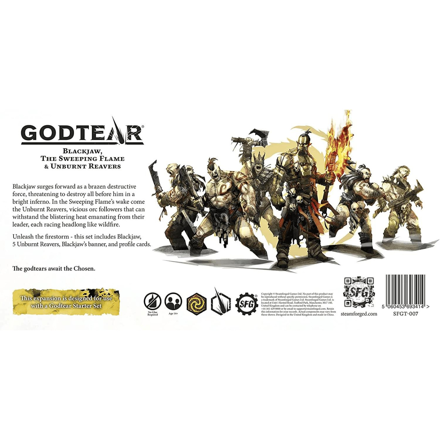 Настольная игра Godtear: Blackjaw, The Sweeping Flame & Unburnt Reavers (stdgm013)